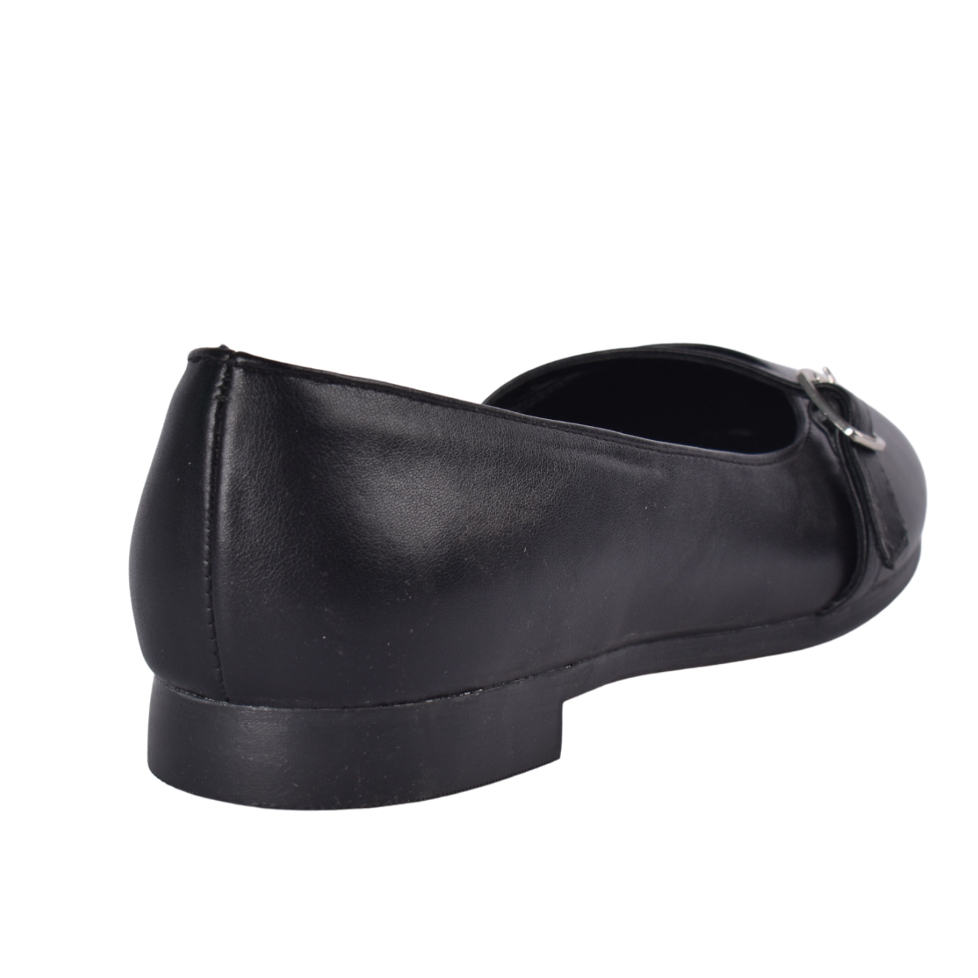 Simple Buckle Flat Shoes