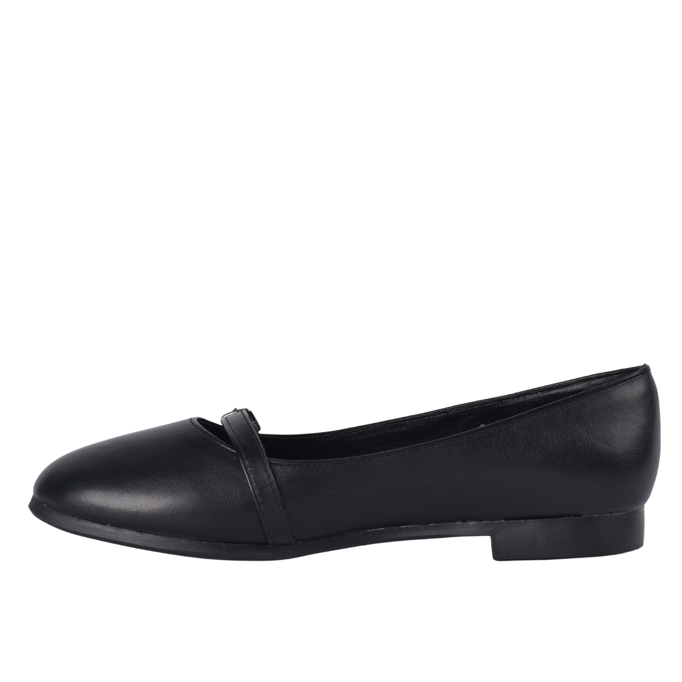 Simple Buckle Flat Shoes