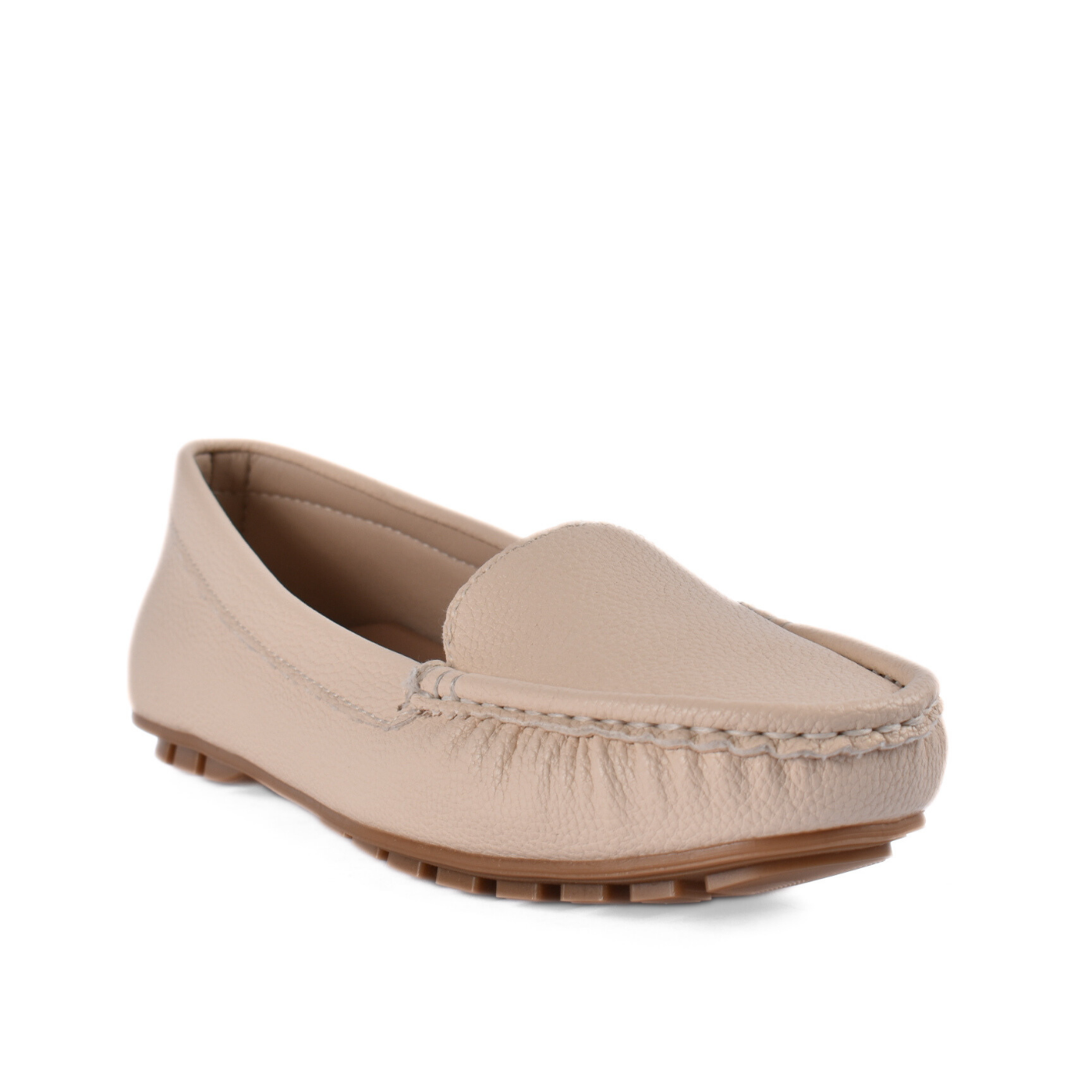 Women’s Classic Slip-On Loafer Flats Beige