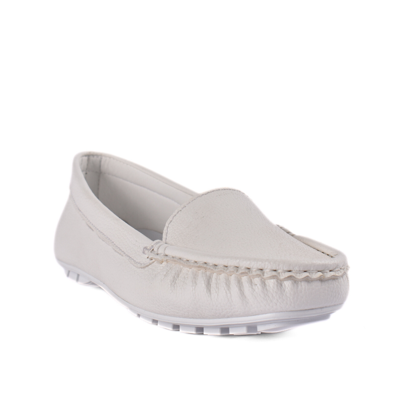 Women’s Classic Slip-On Loafer Flats White