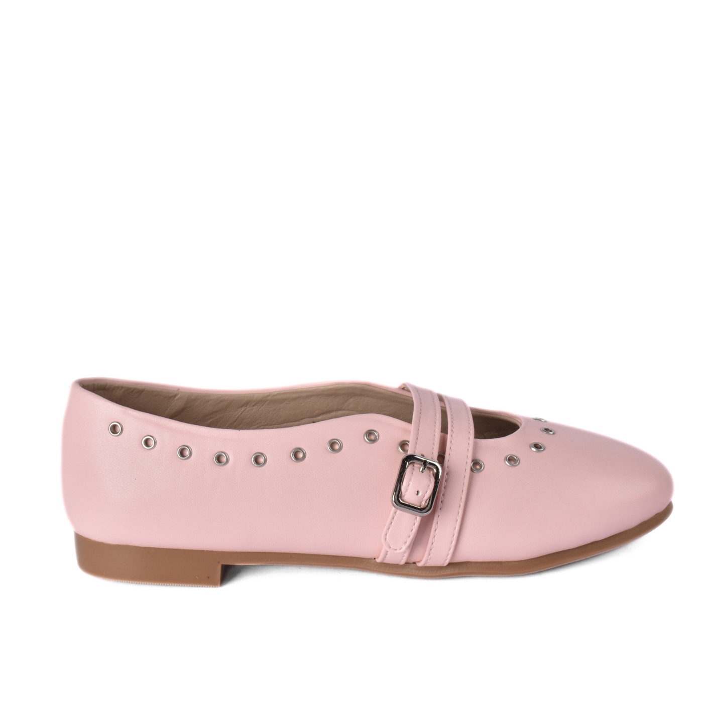 Studded Mary Jane Flats
