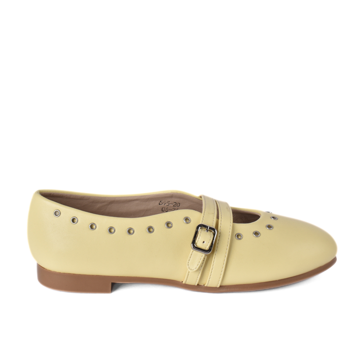 Studded Mary Jane Flats