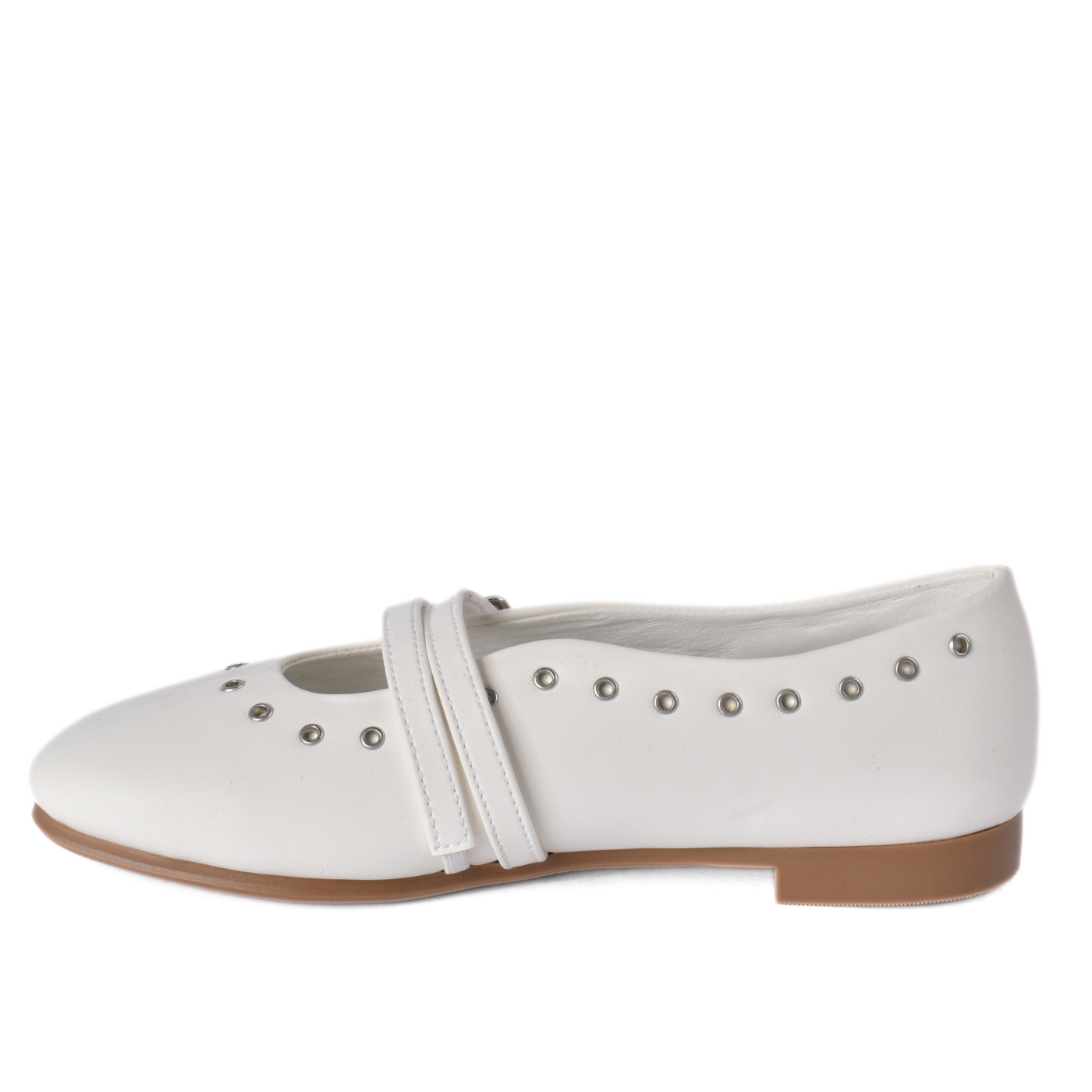 Studded Mary Jane Flats