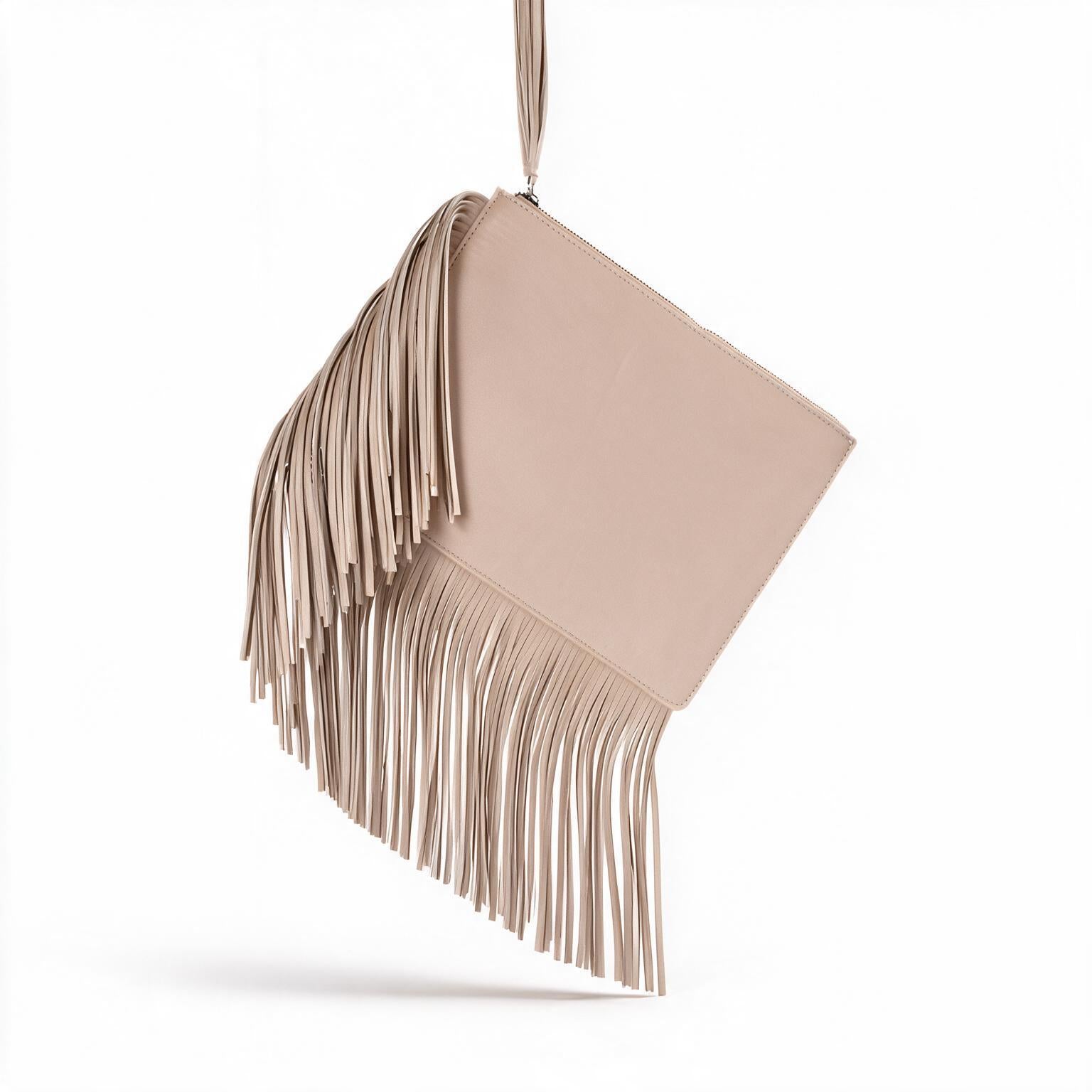 Elegant Fringe Clutch Bag