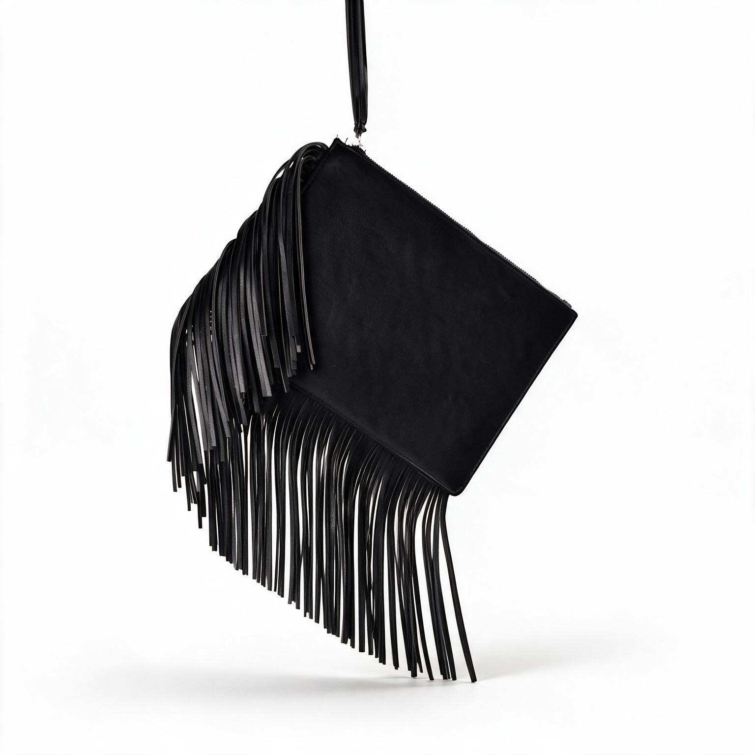 Elegant Fringe Clutch Bag