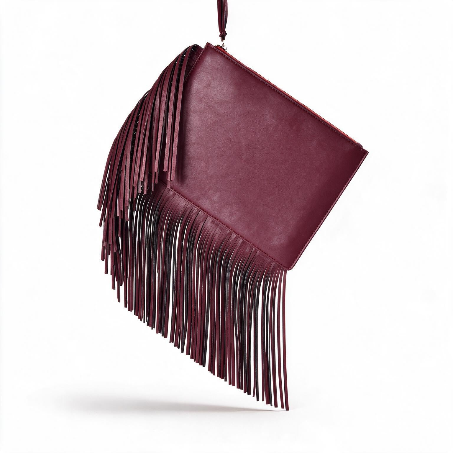 Elegant Fringe Clutch Bag