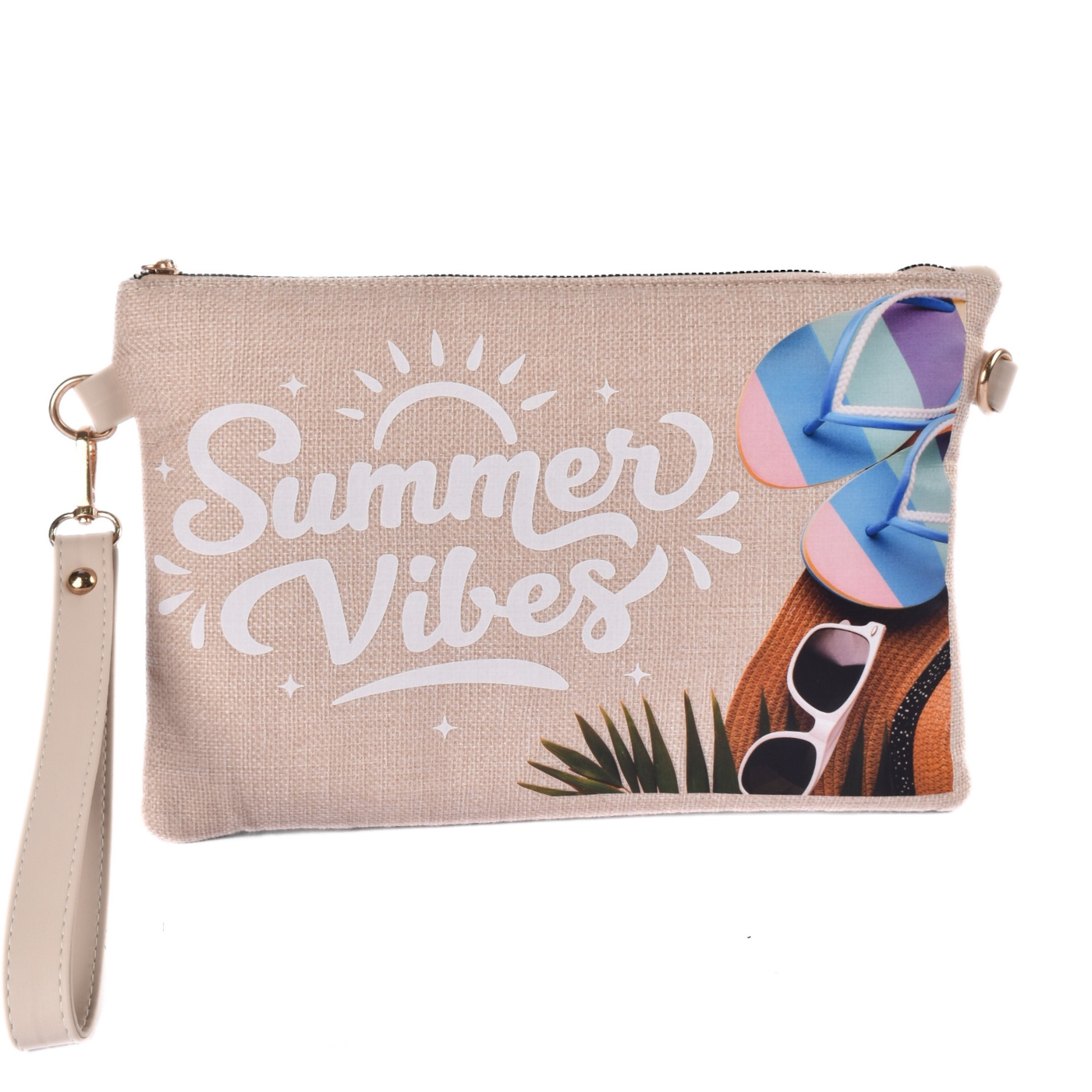 Tropical Summer Print Clutch Sun Summer Melouk
