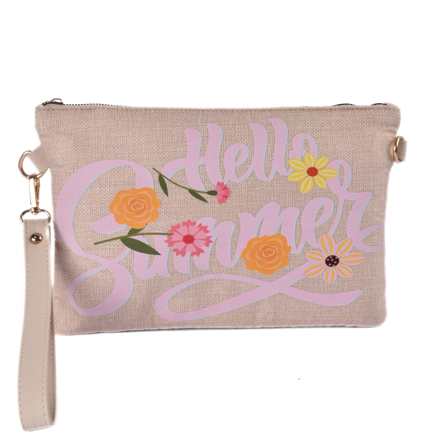 Tropical Summer Print Clutch Hello Summer Melouk