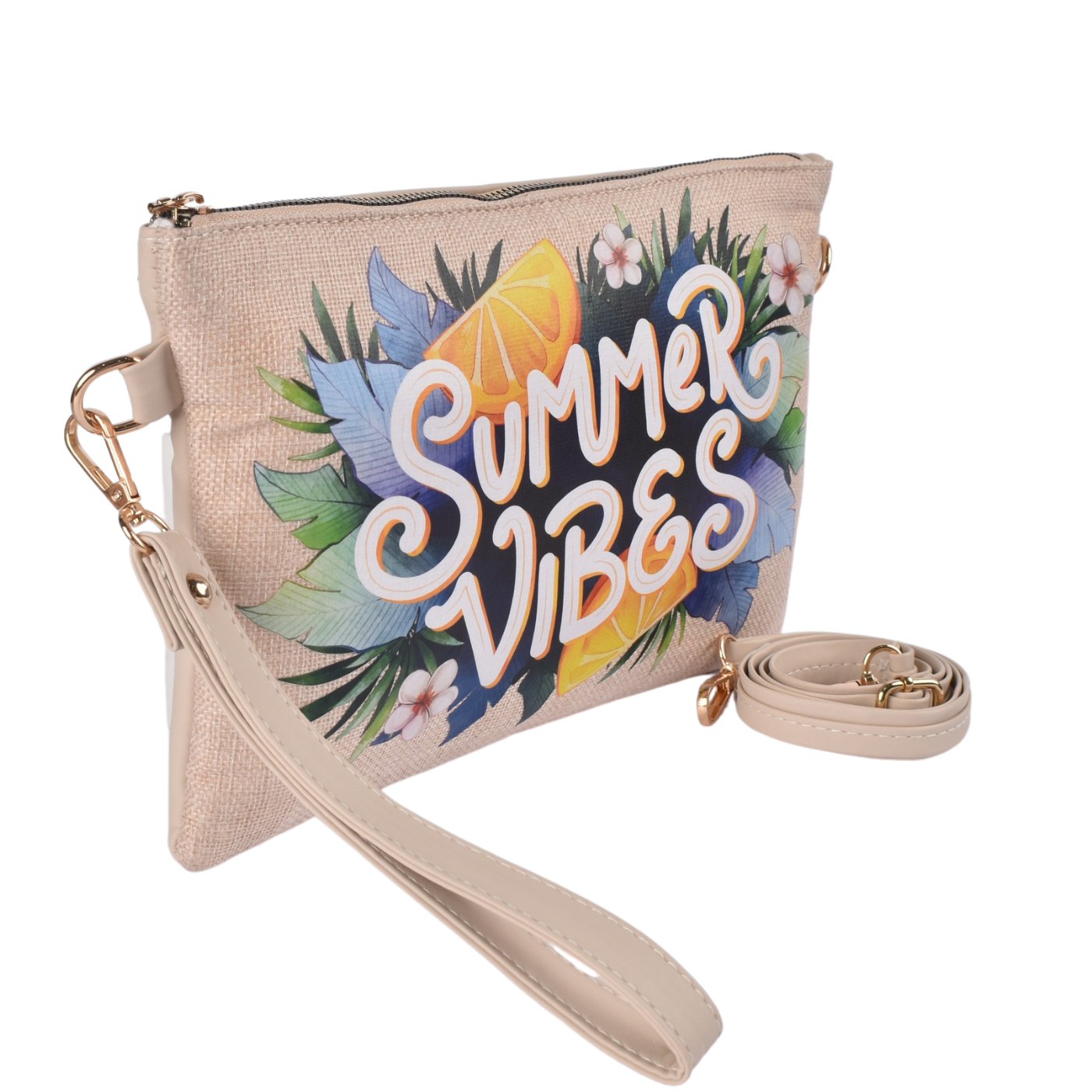 Tropical Summer Print Clutch Melouk