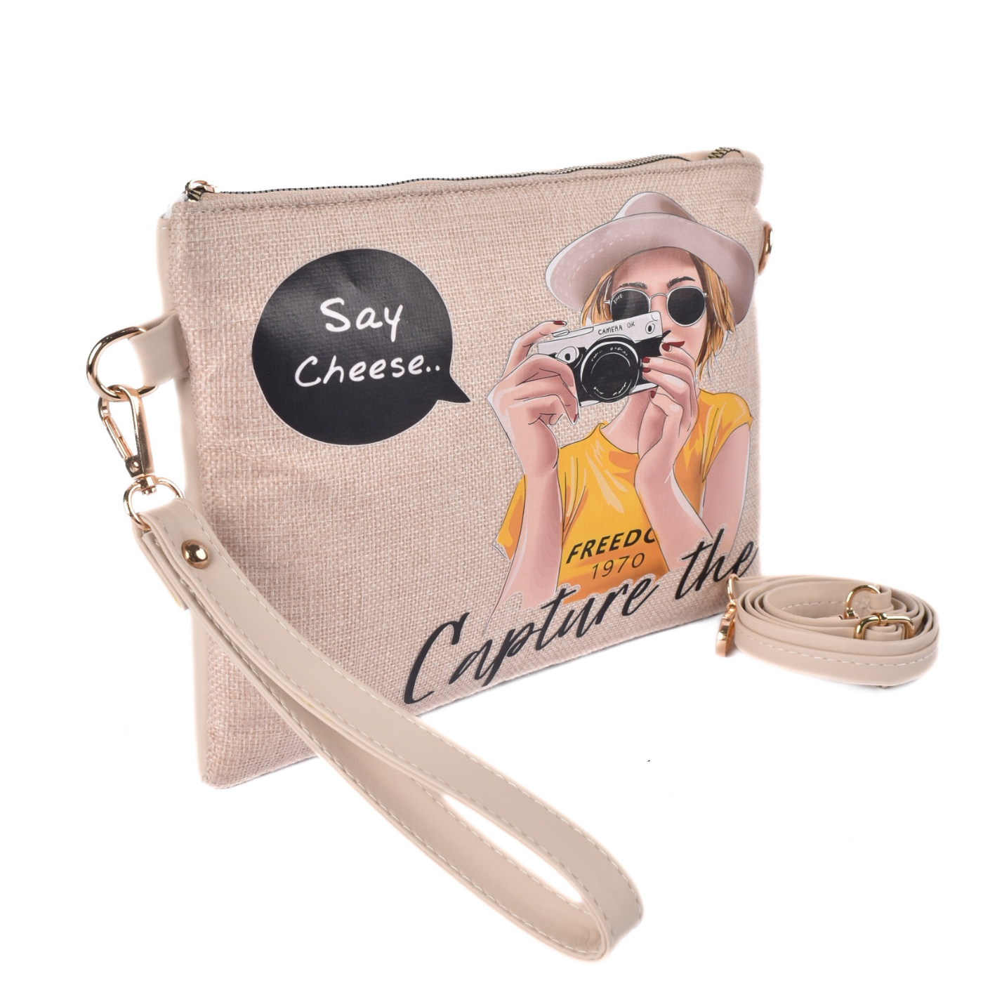 Tropical Summer Print Clutch Melouk