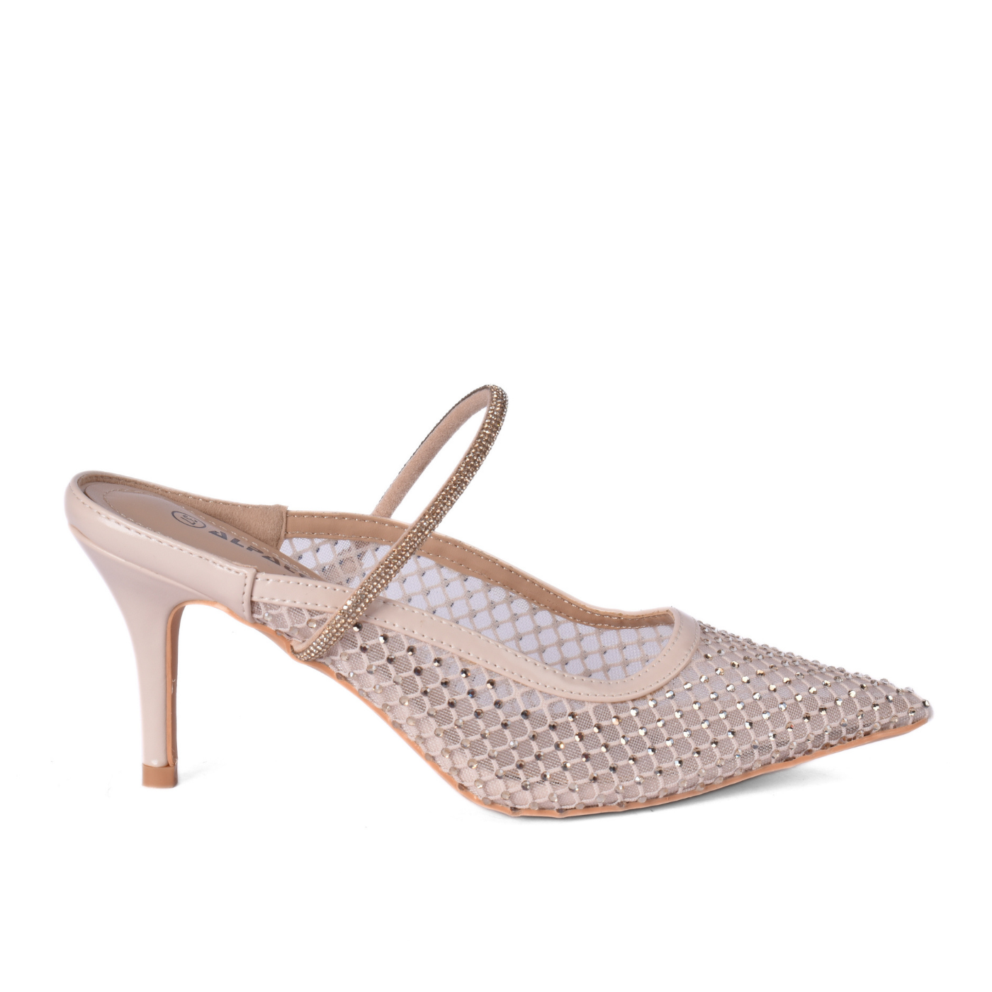Attractive high-heeled shoes
