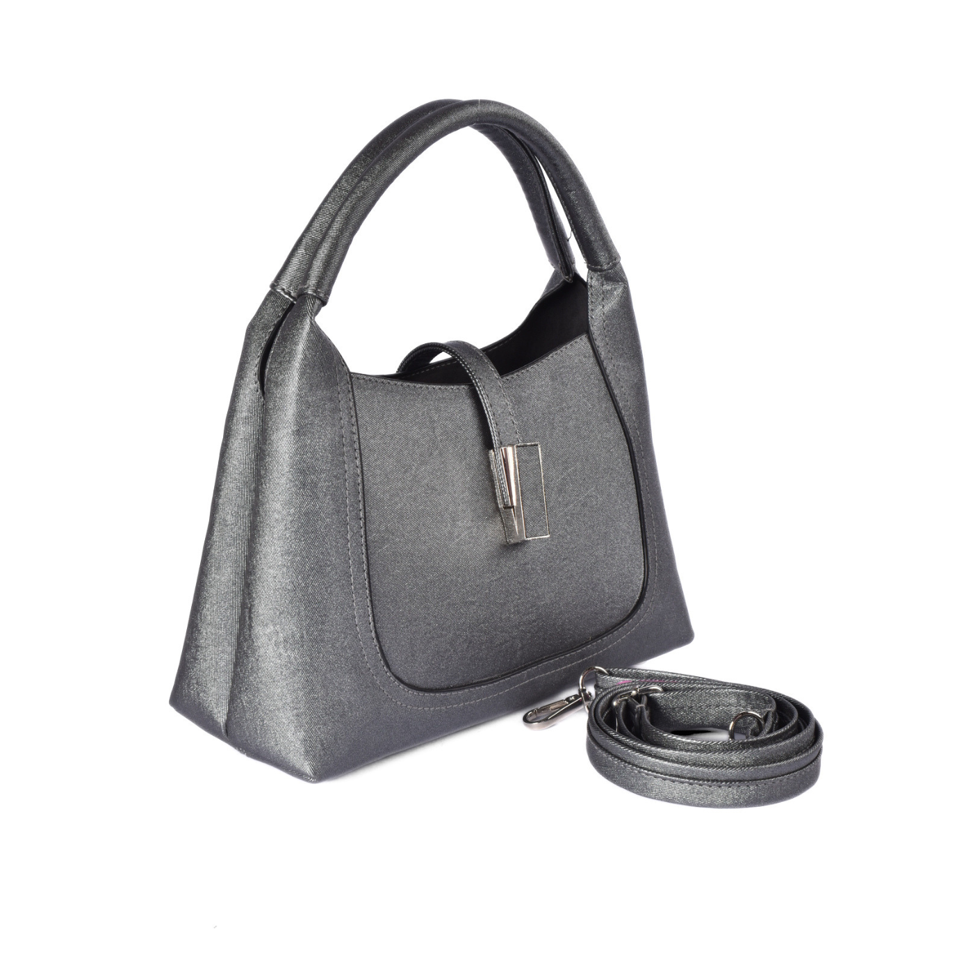 Chic Top Handle Bag Gray