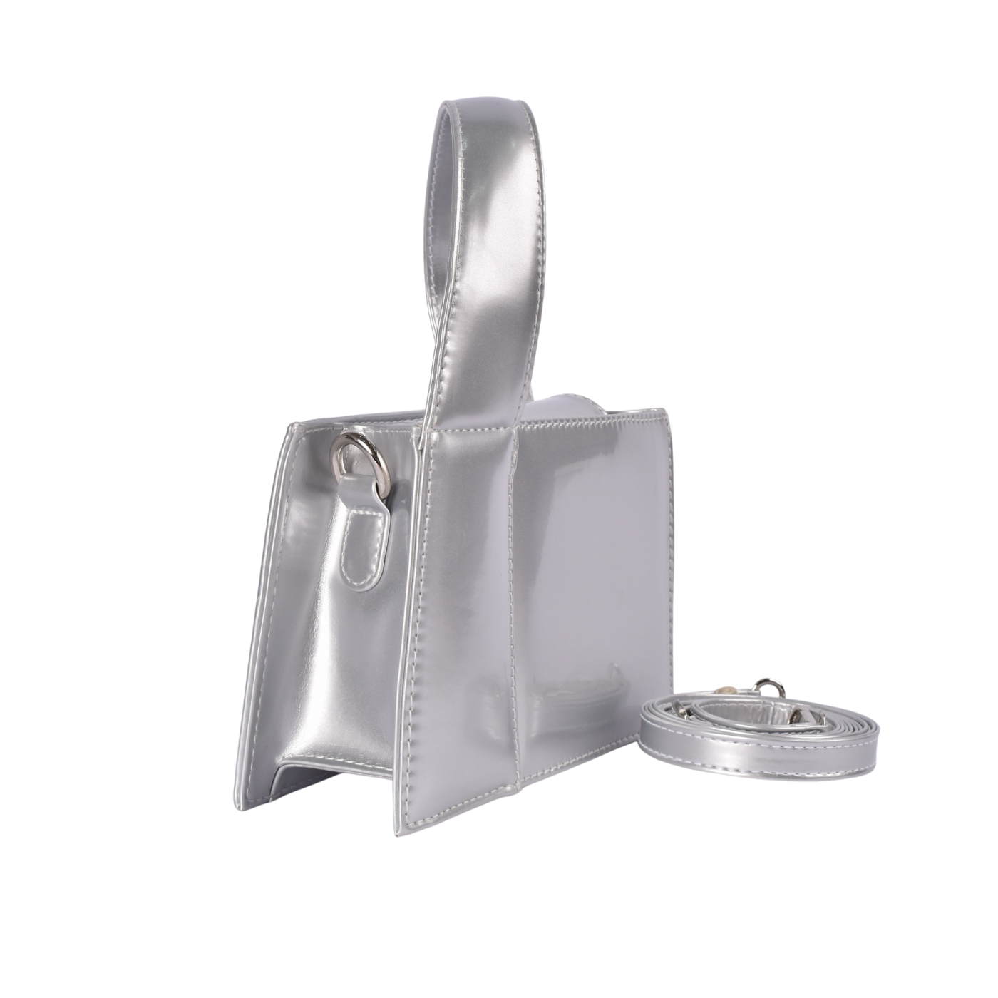 Glossy Statement Cross Body Bag