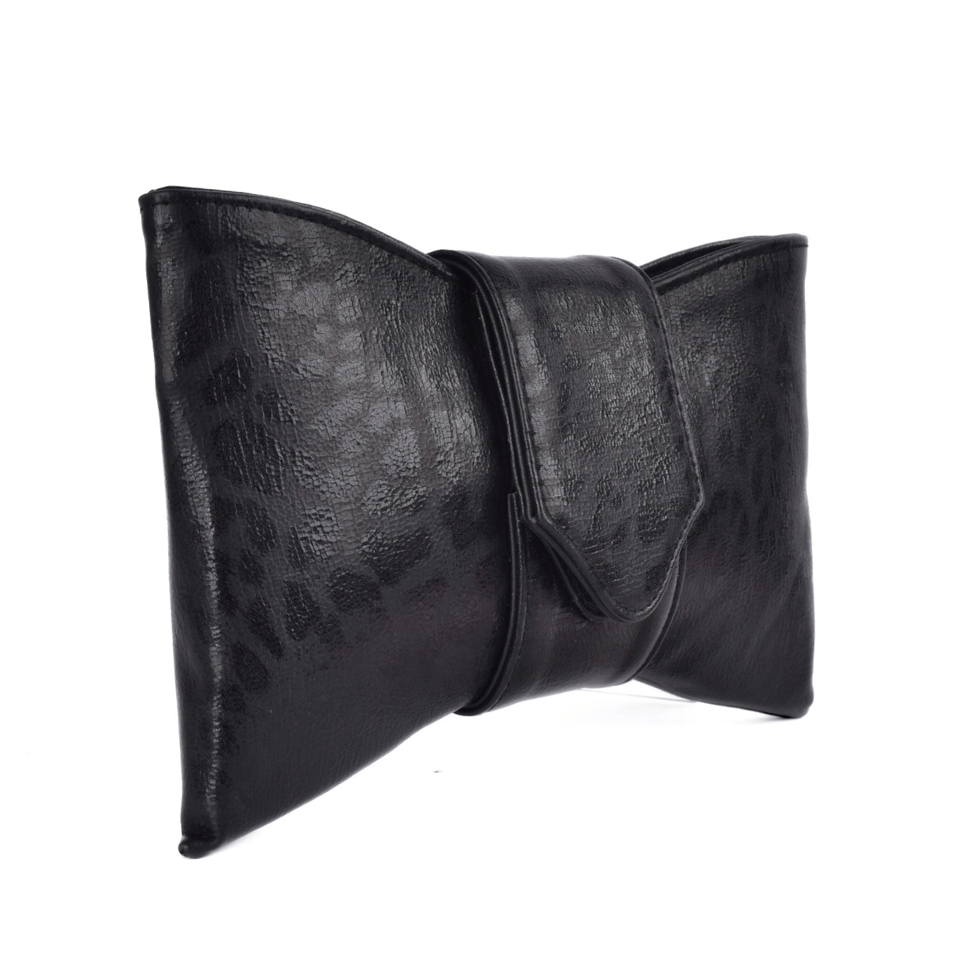 Elegant Bow Shaped Metallic Clutch