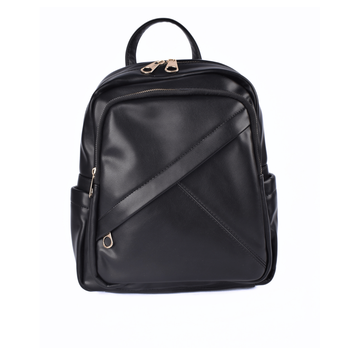 Simple Backpack with Front Zipper Pocket