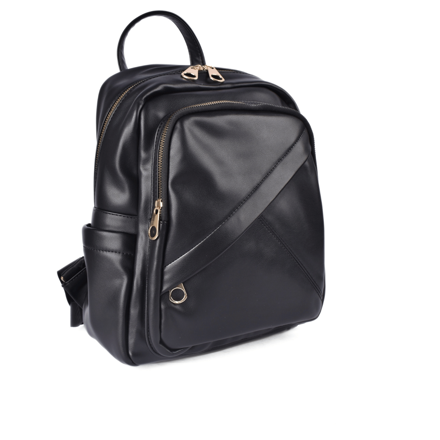 Simple Backpack with Front Zipper Pocket