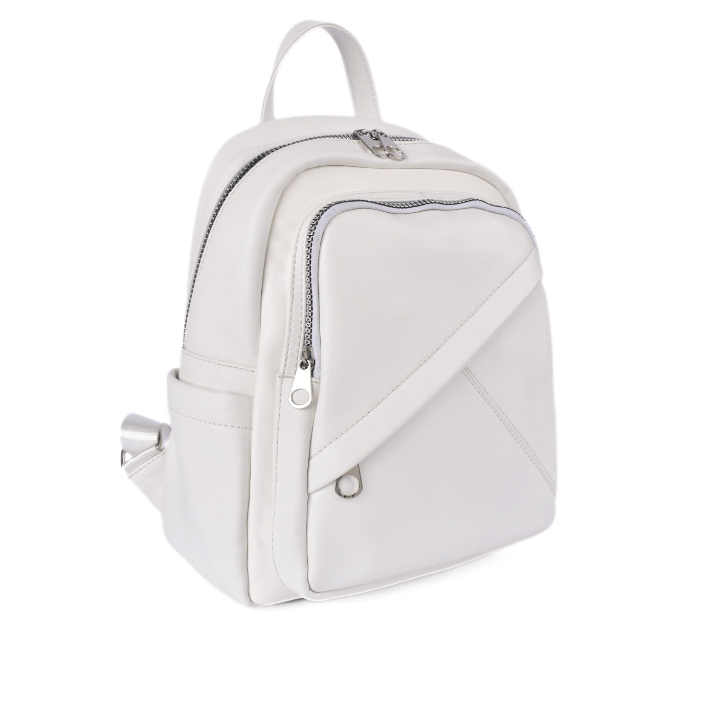 Simple Backpack with Front Zipper Pocket