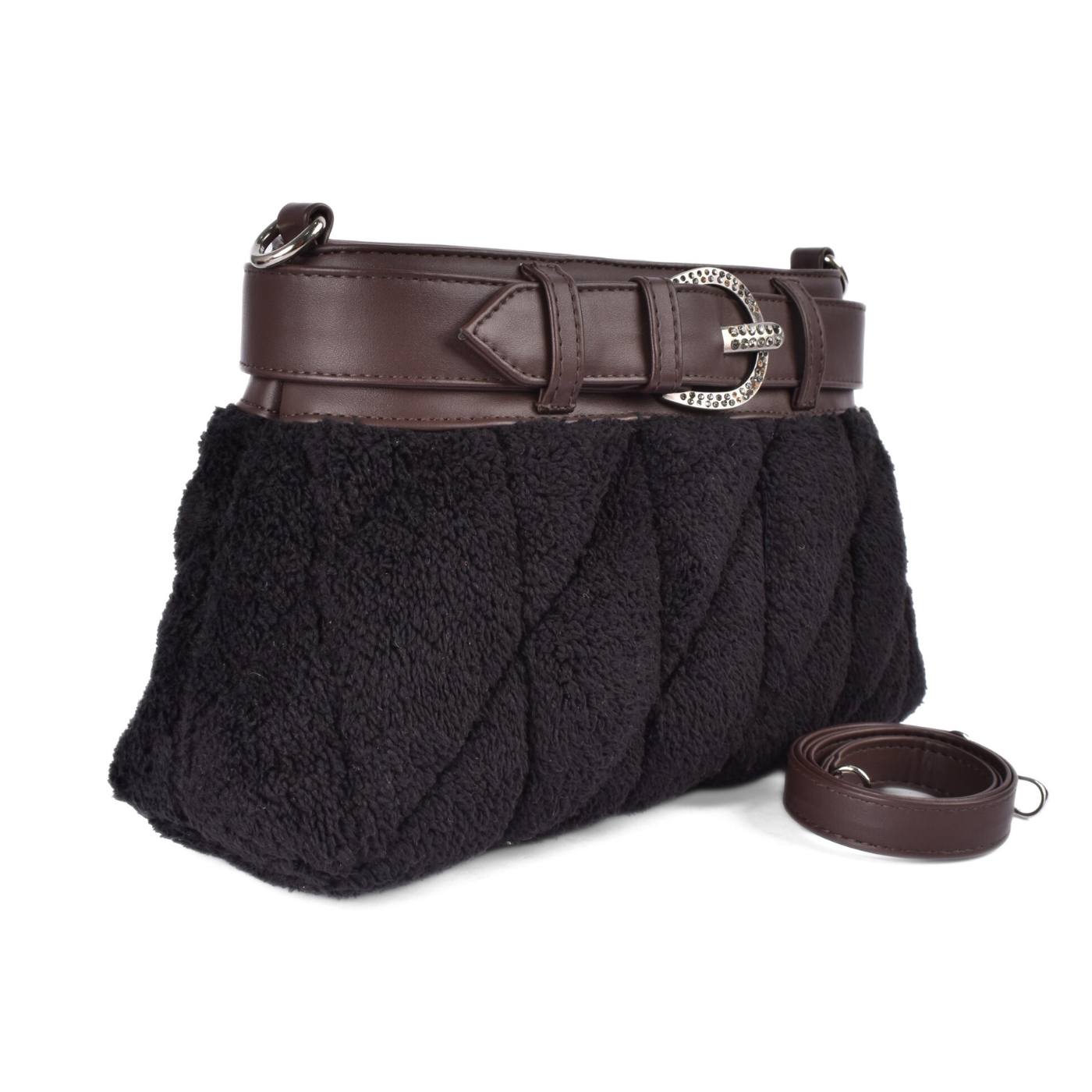 Trandy Bag with Plush Fur Design