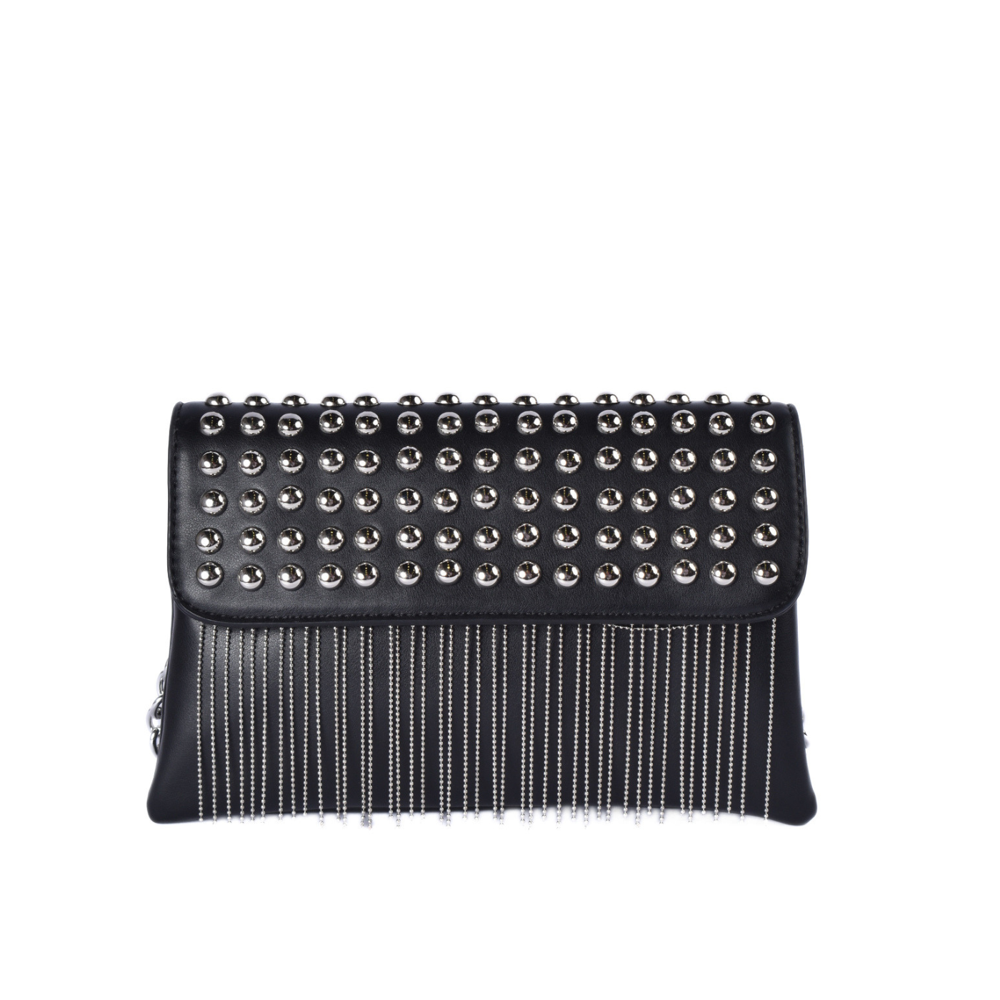 Studded Fringe Shoulder Bag