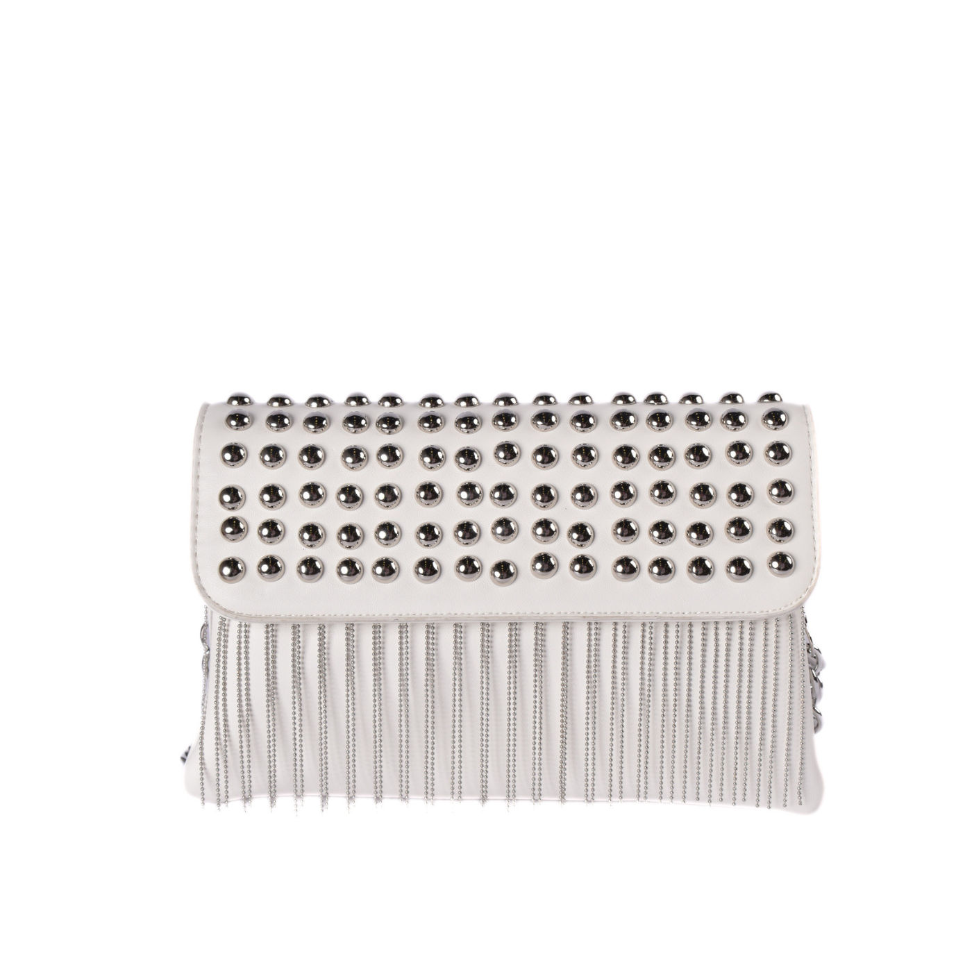 Studded Fringe Shoulder Bag