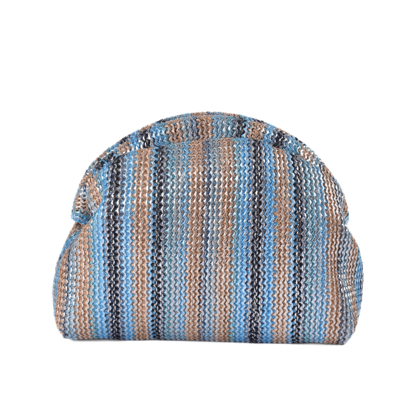 Colorful Woven Clutch with Chain Strap Melouk