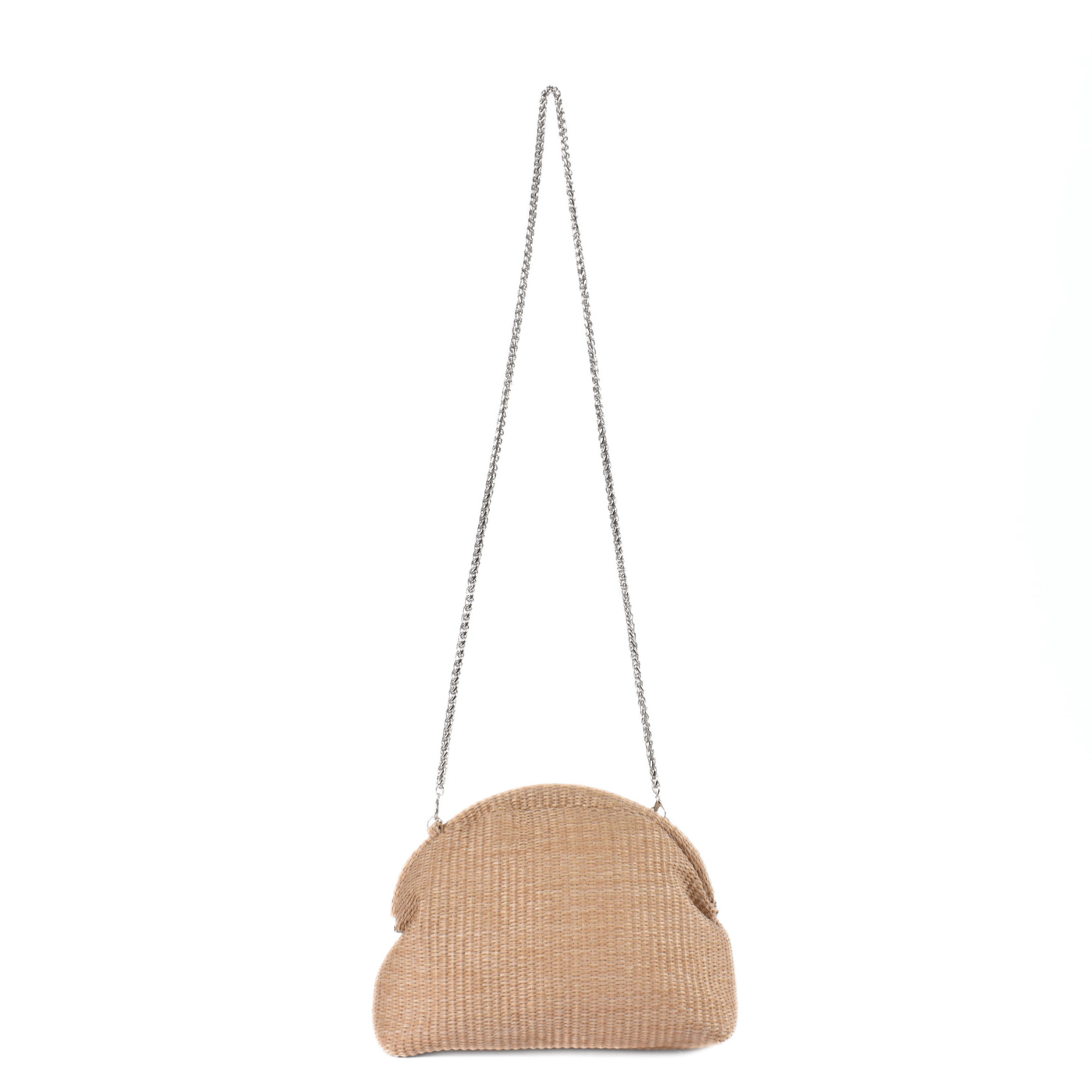Colorful Woven Clutch with Chain Strap Melouk