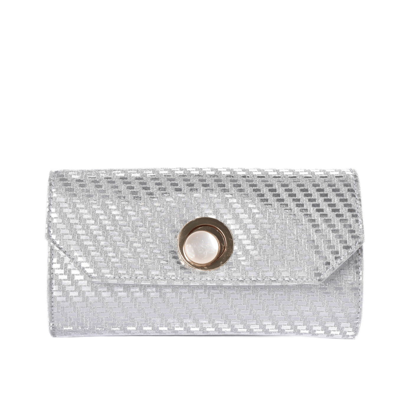 Simple Clutch Soiree Bags Silver Melouk