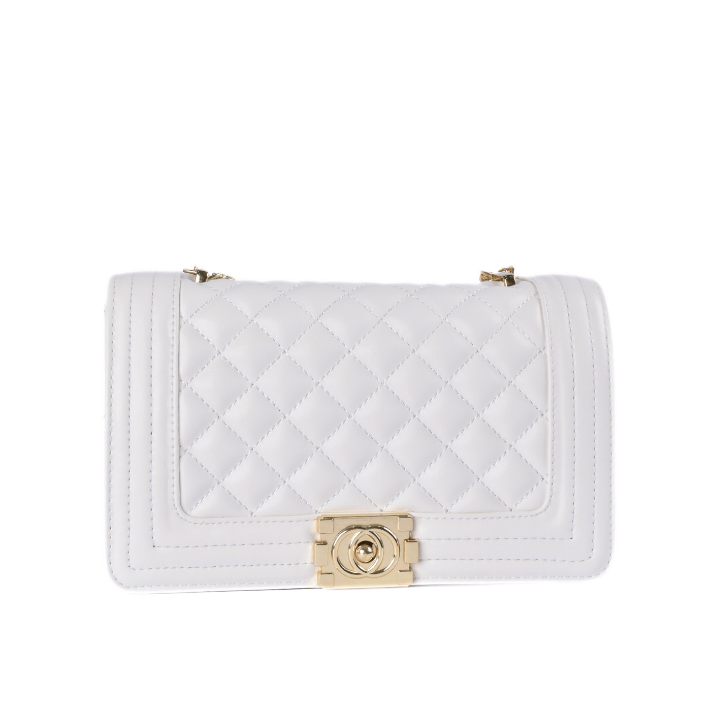 Lined Leather Shoulder Bag Melouk