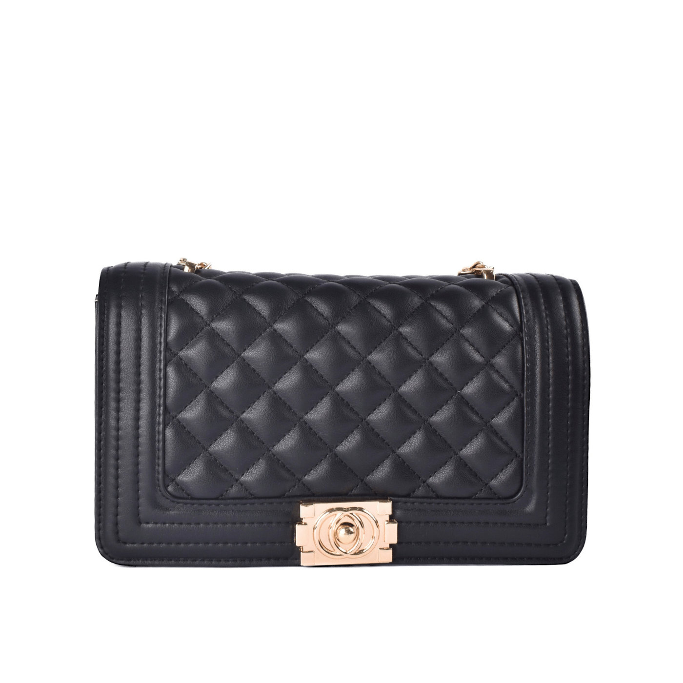 Lined Leather Shoulder Bag Melouk