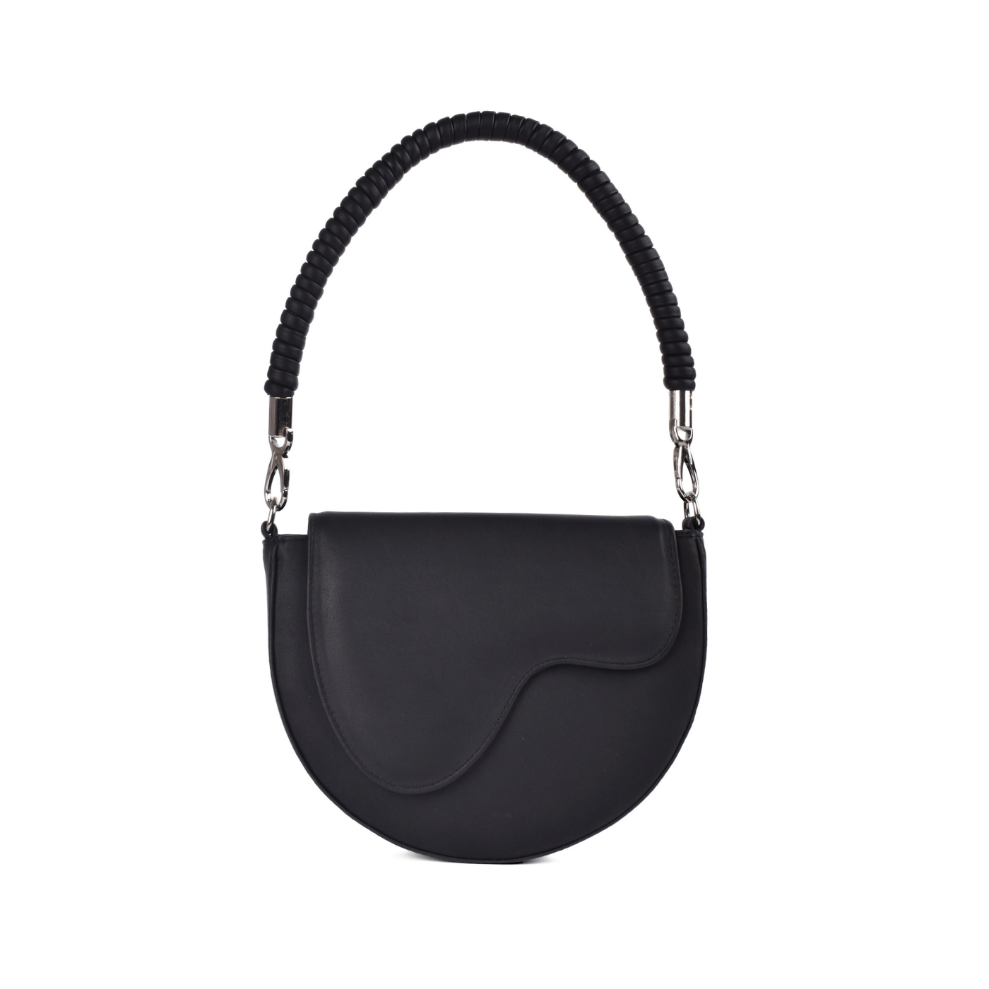 Trendy small shoulder bag Black Melouk