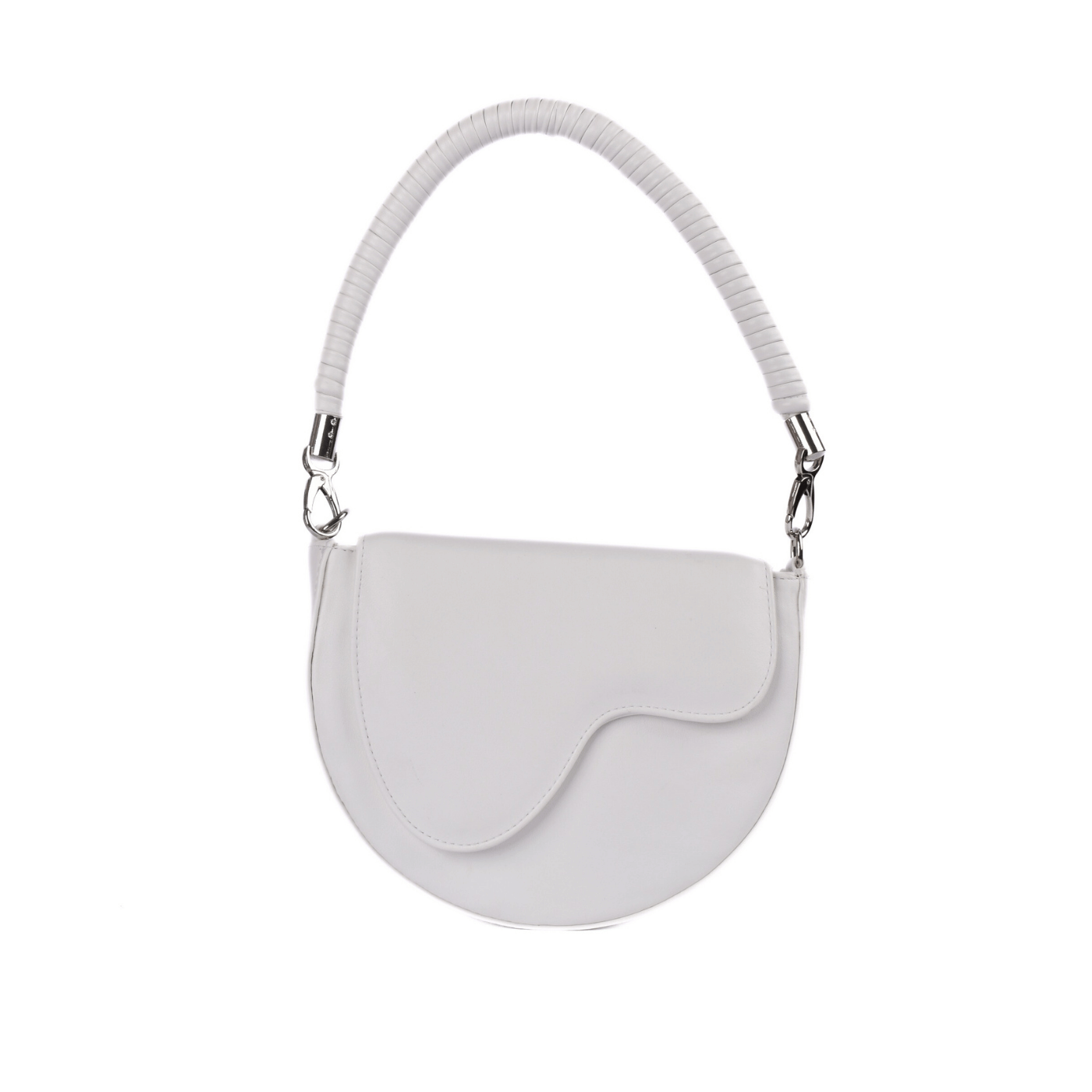 Trendy small shoulder bag White Melouk
