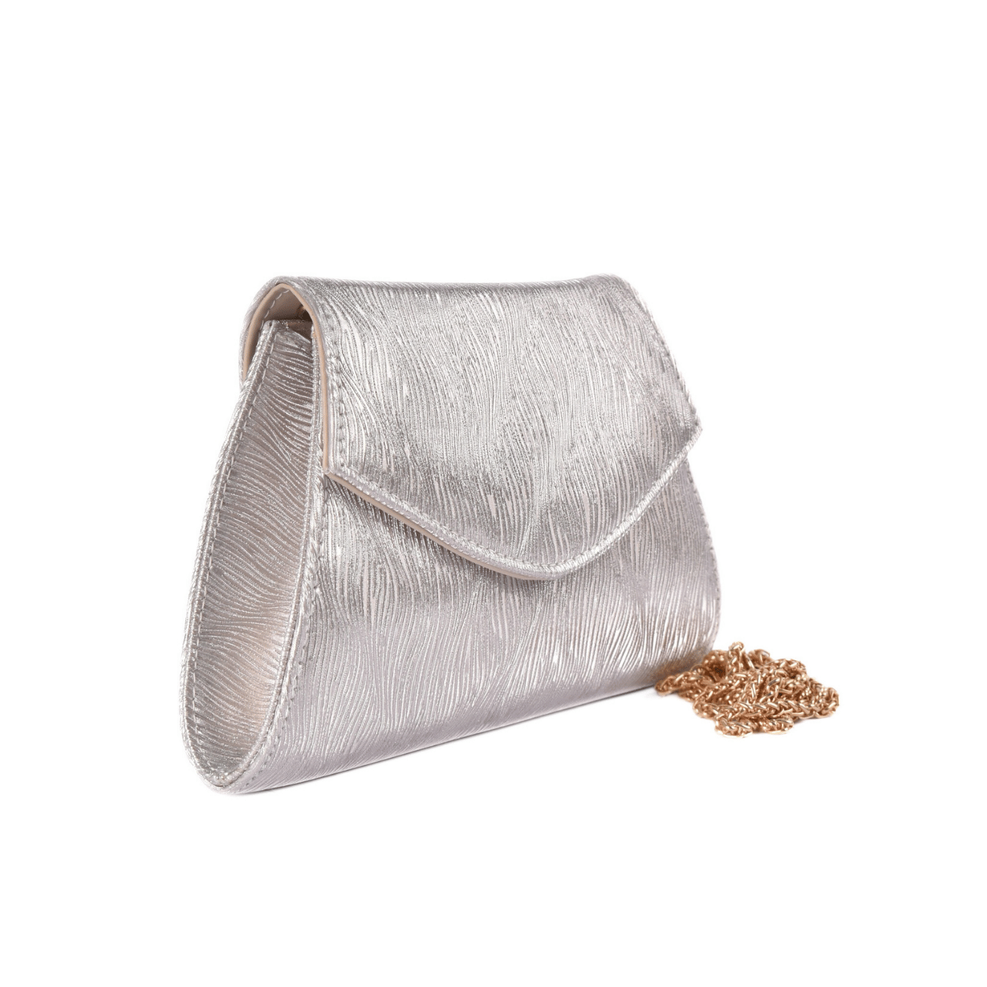 Simple Mini Bag With Handel Silver Melouk