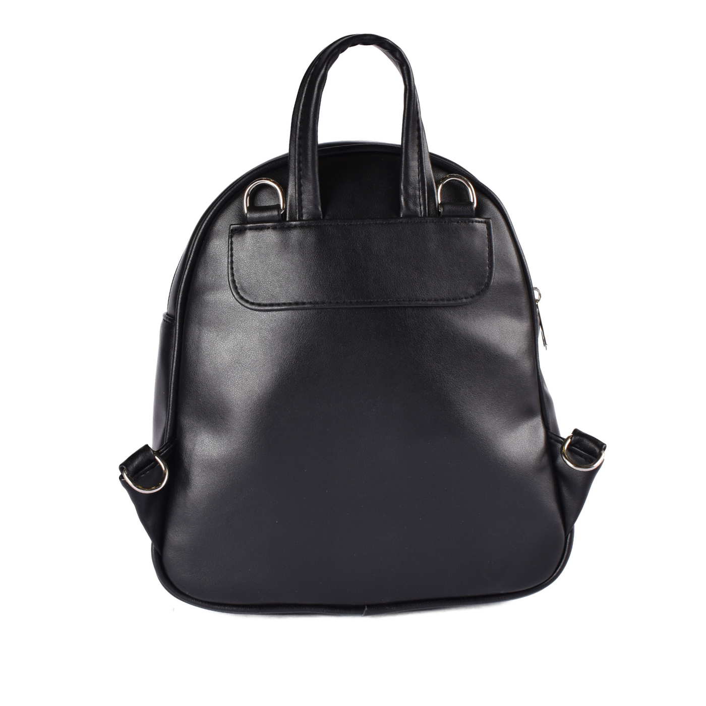 Quilted Faux Leather Backpack With Chain Detail Melouk