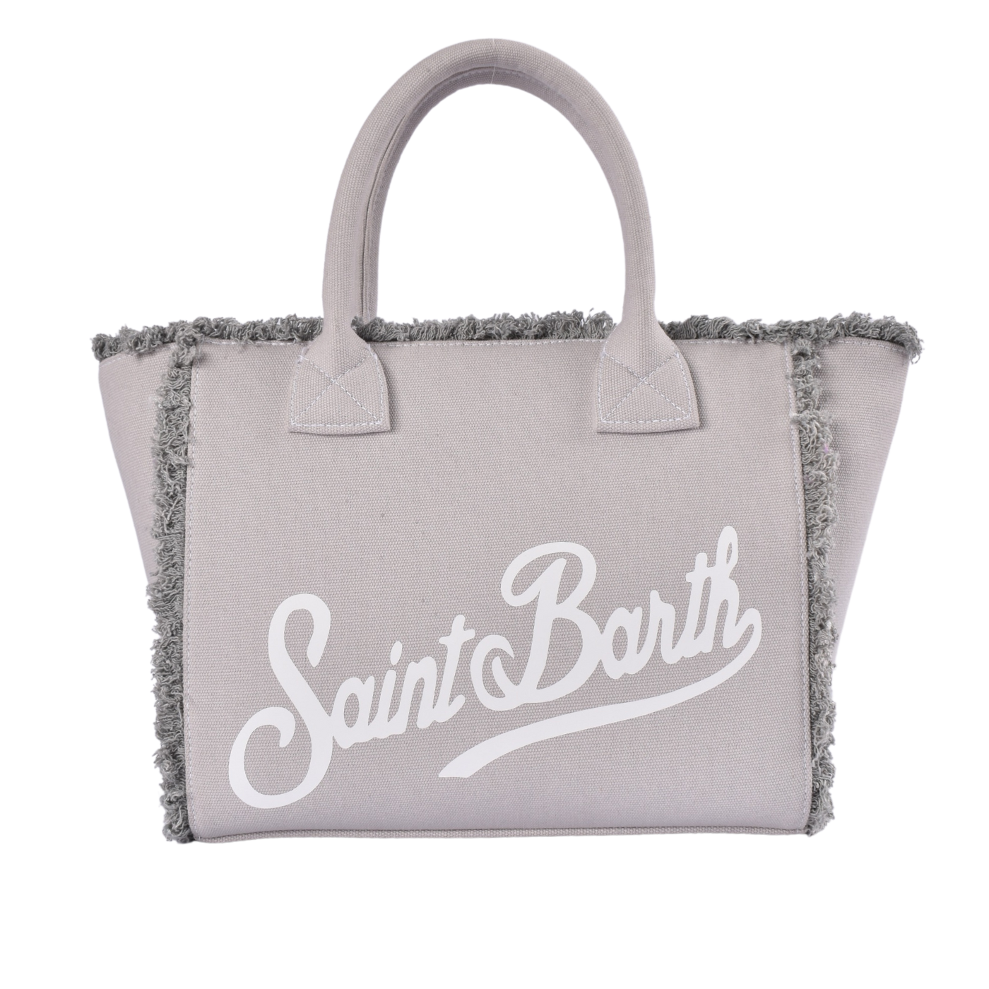 Canvas Tote Bag Summer Paradise Gray Melouk