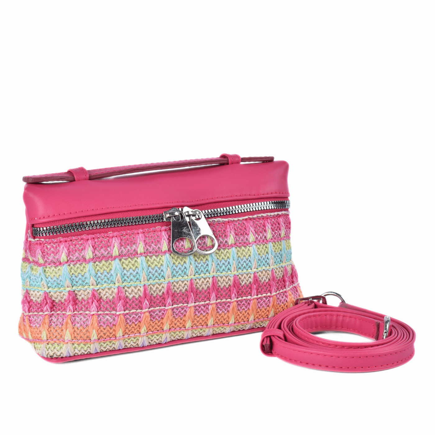 Trendy Woven Crossbody Purse