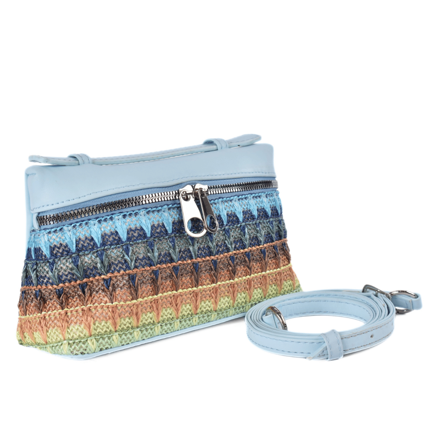 Trendy Woven Crossbody Purse