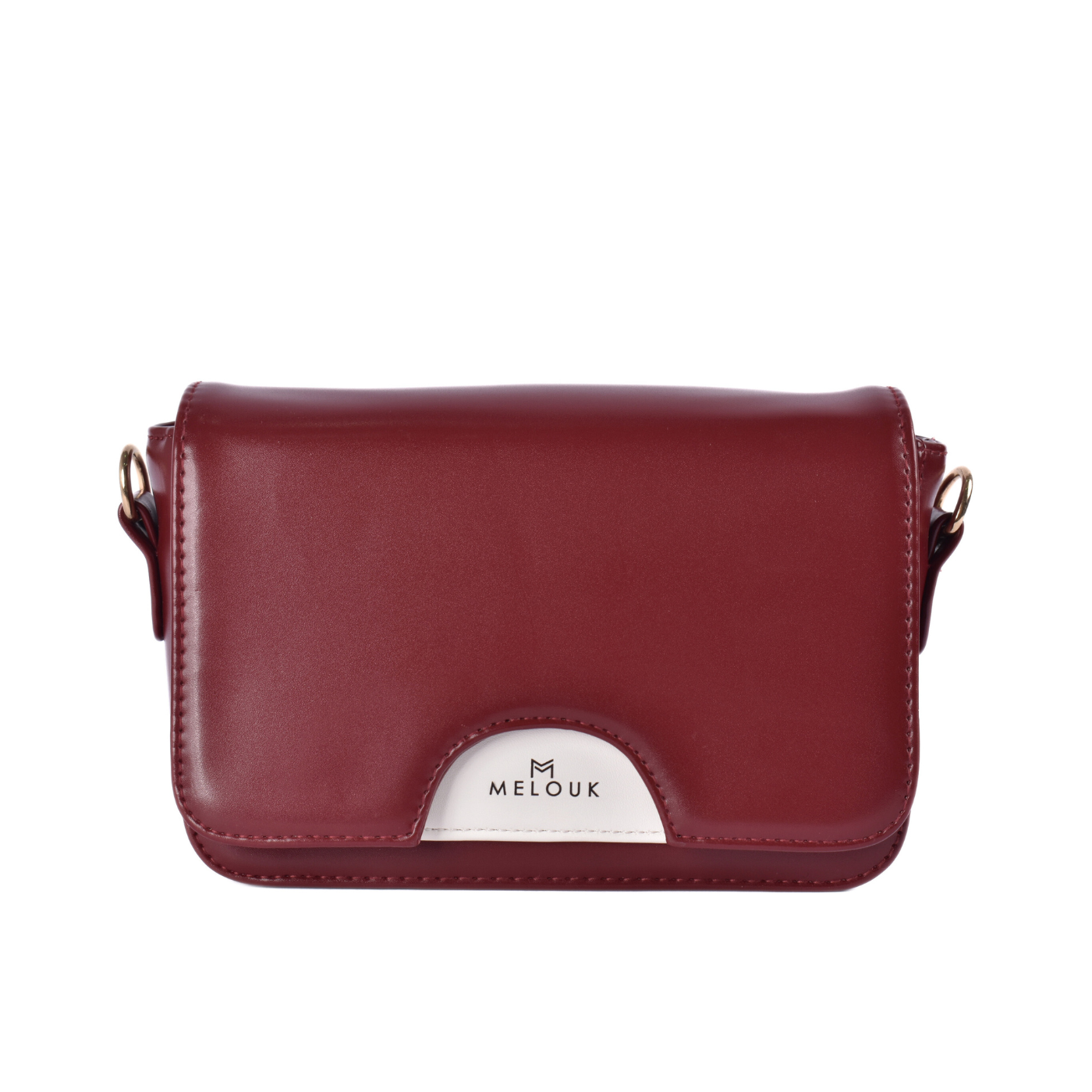 Minimal Leather Crossbody Bag with Elegant Details