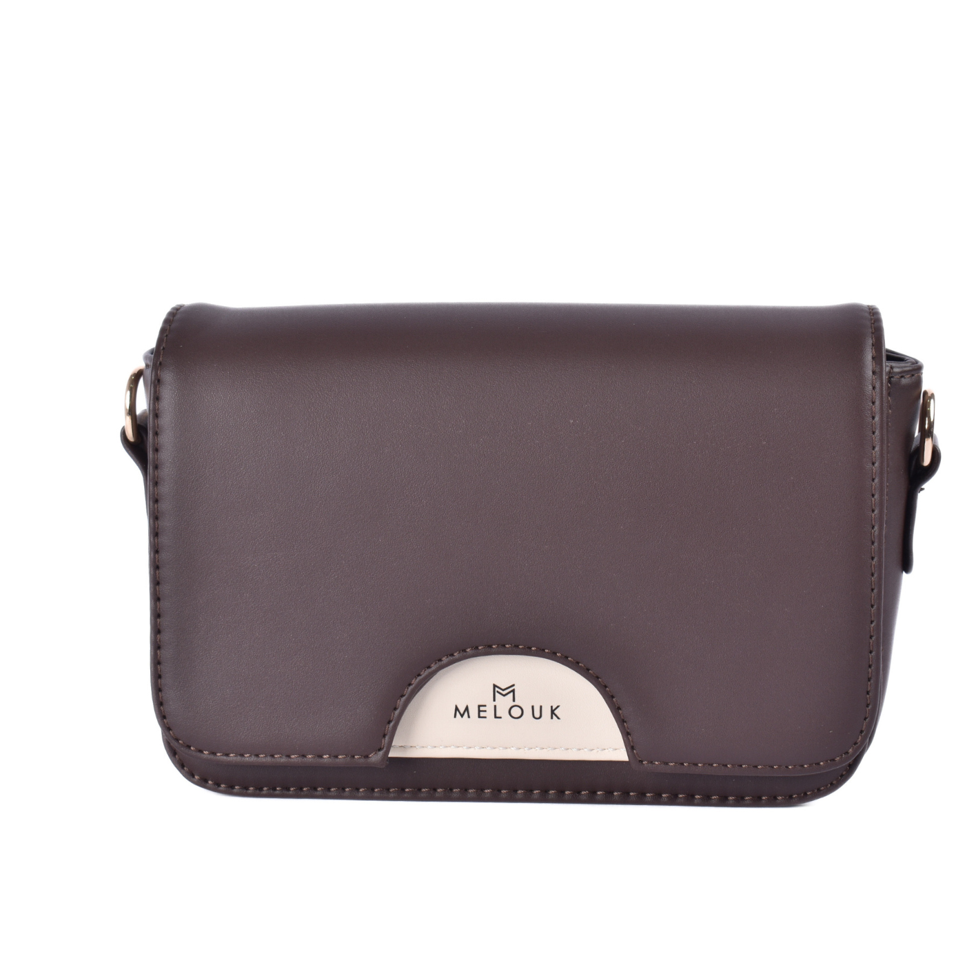 Minimal Leather Crossbody Bag with Elegant Details