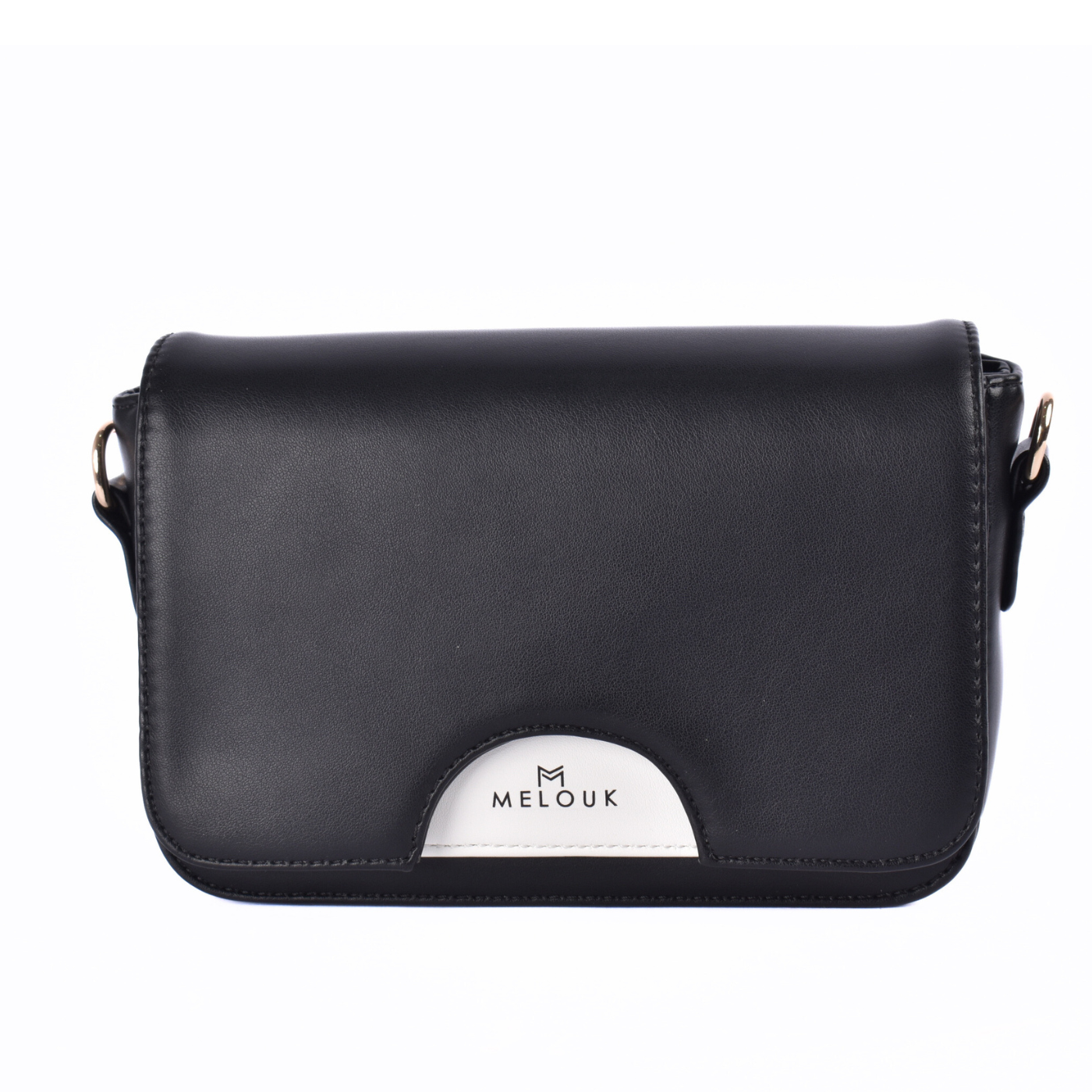 Minimal Leather Crossbody Bag with Elegant Details