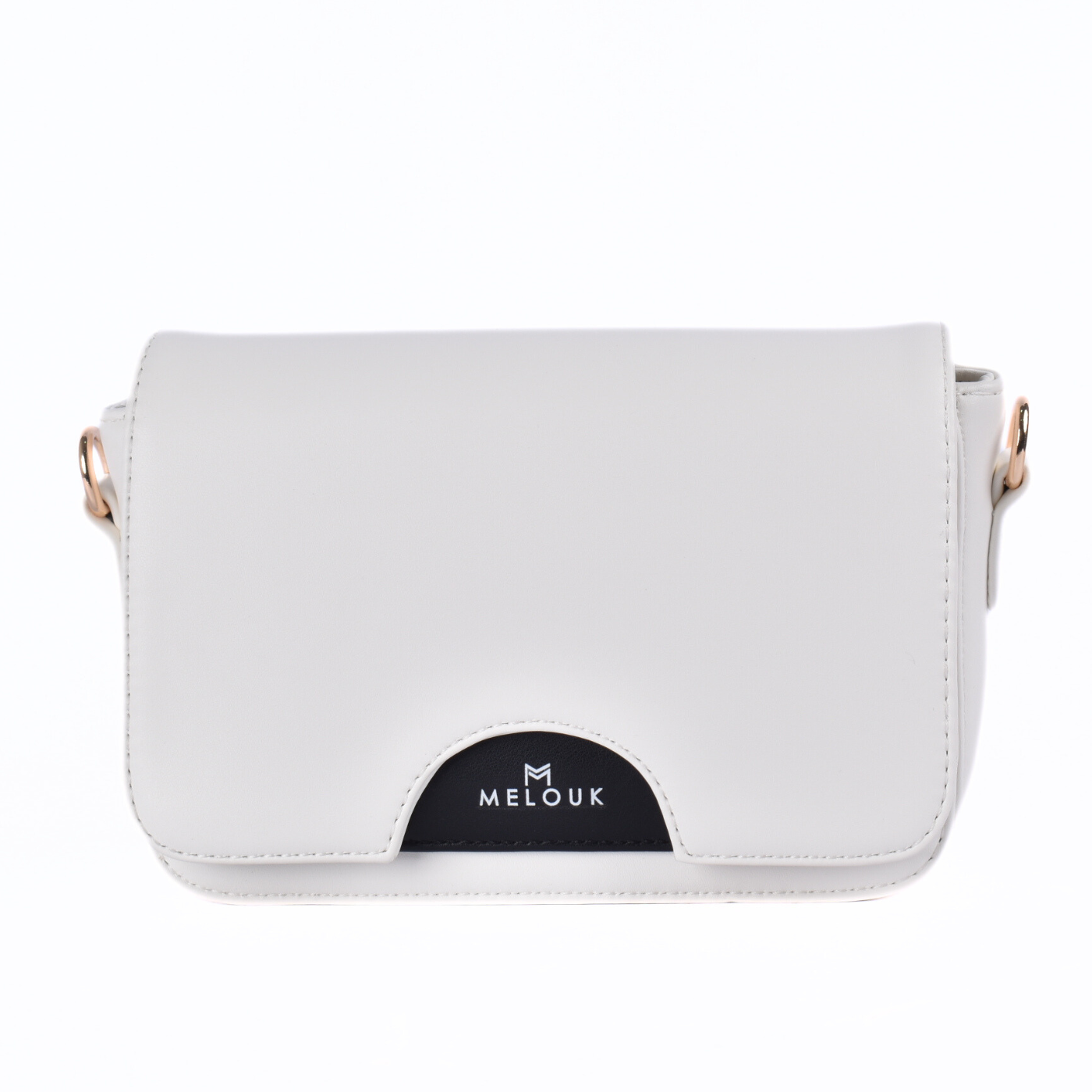 Minimal Leather Crossbody Bag with Elegant Details