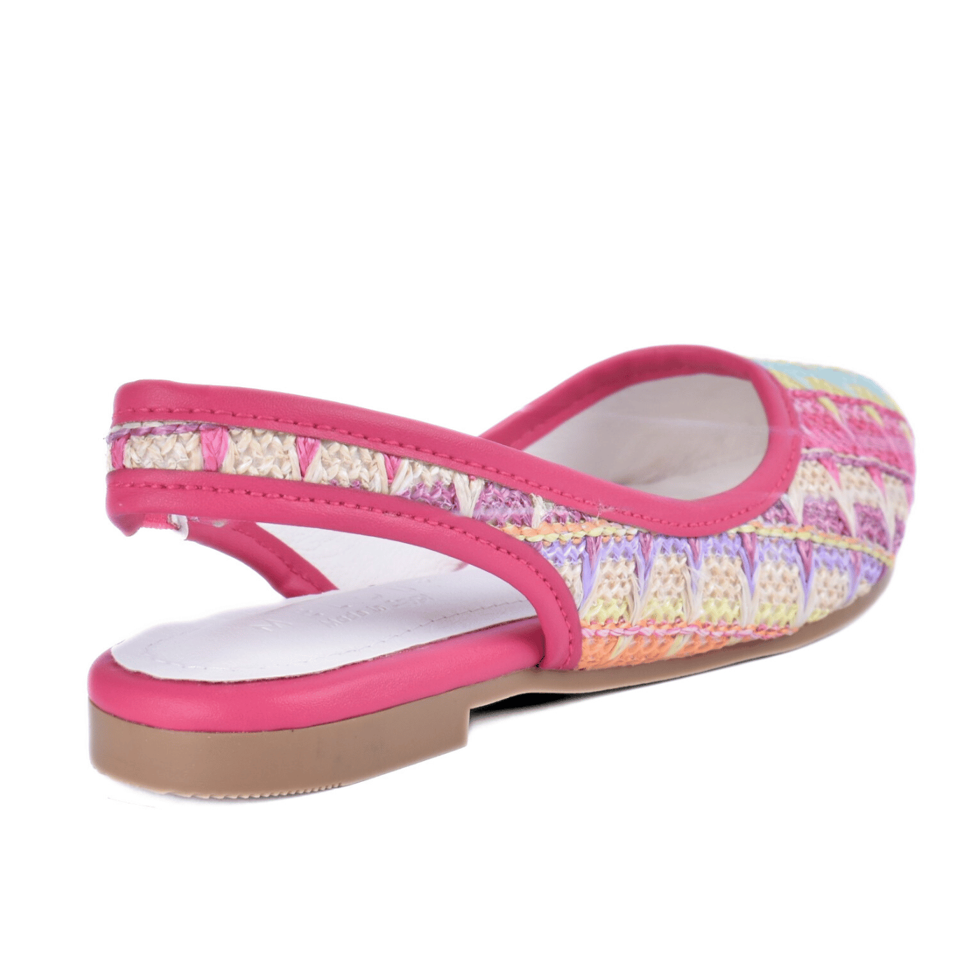 Colorful Summer Slip-On Flats with Woven Detail Melouk