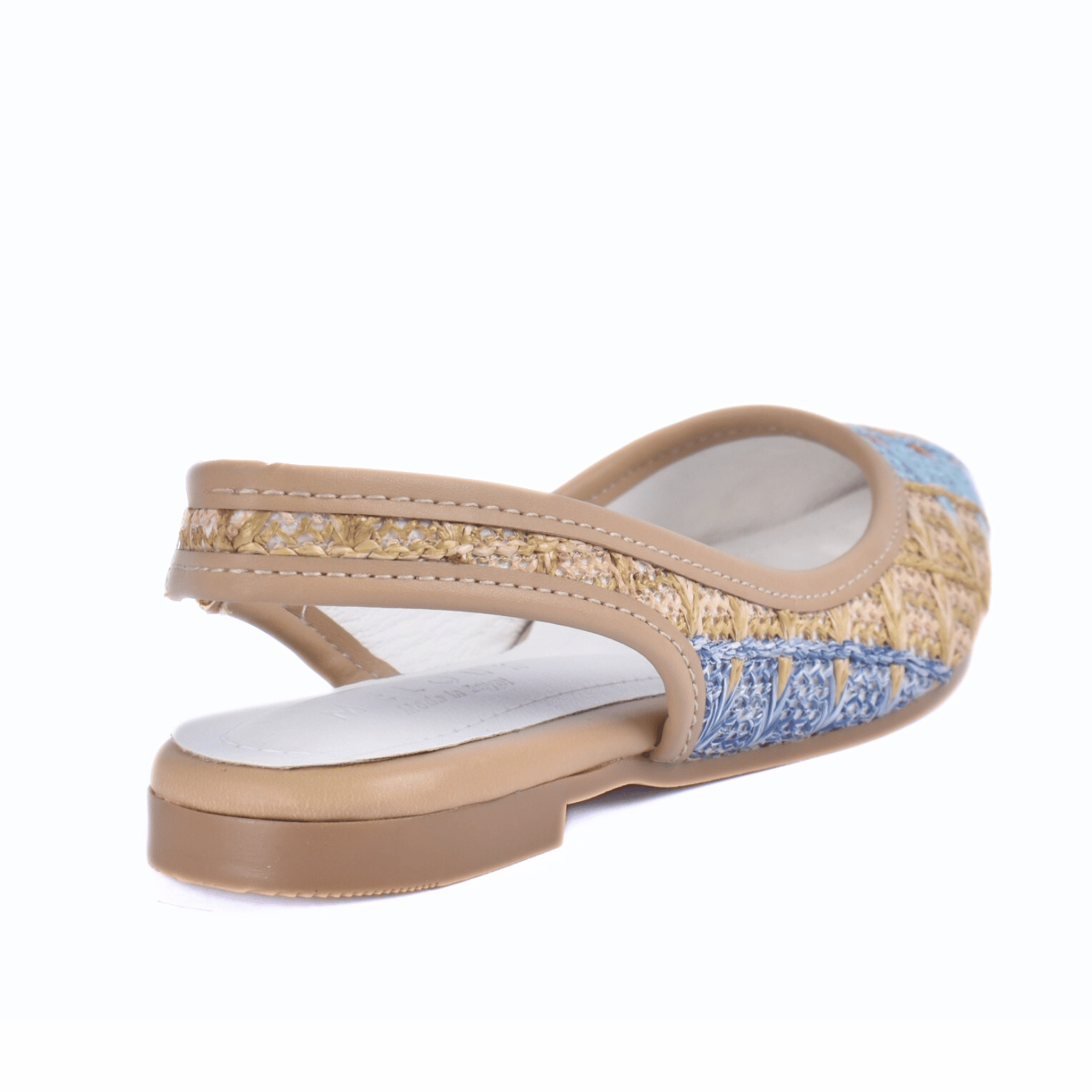 Colorful Summer Slip-On Flats with Woven Detail Melouk