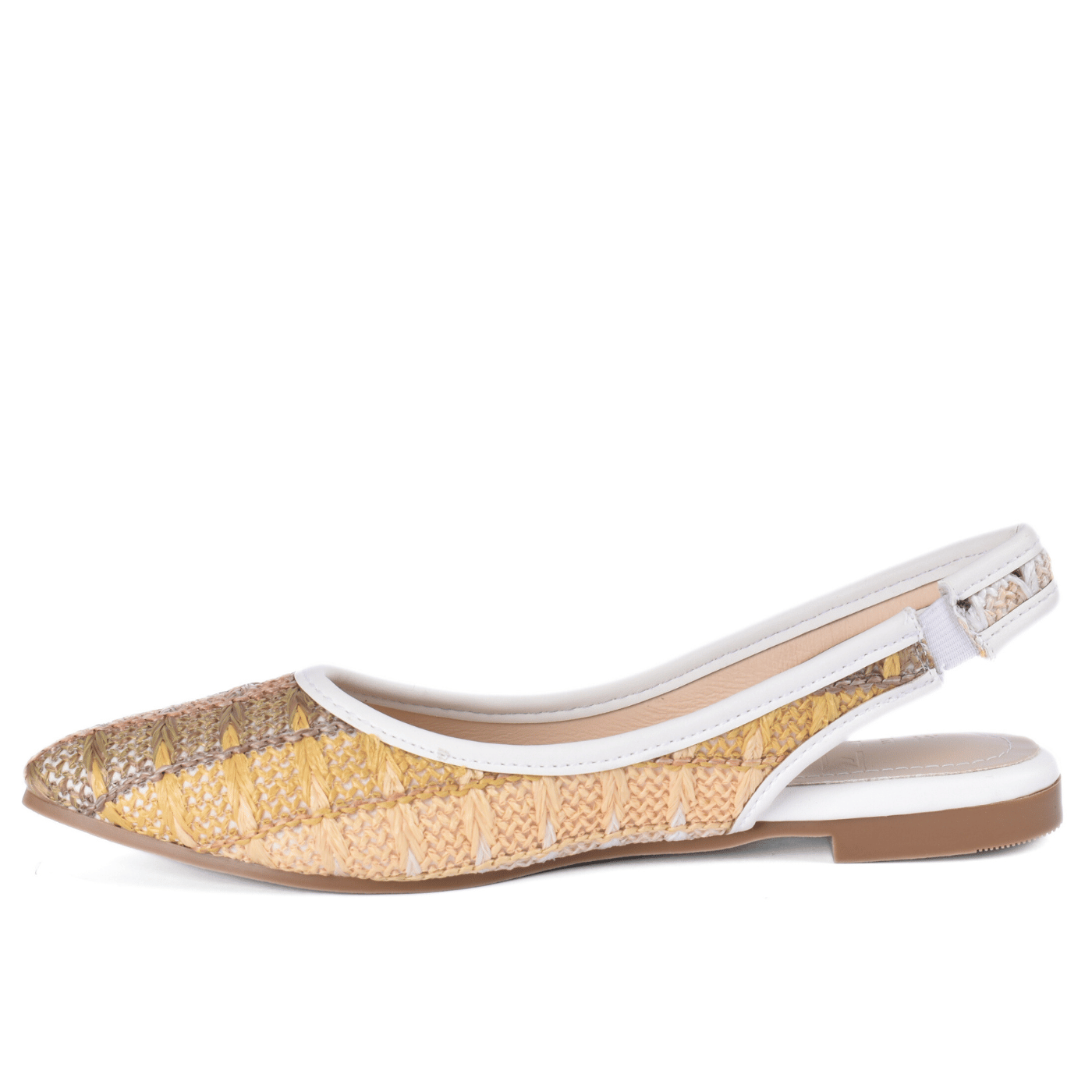 Colorful Summer Slip-On Flats with Woven Detail Melouk