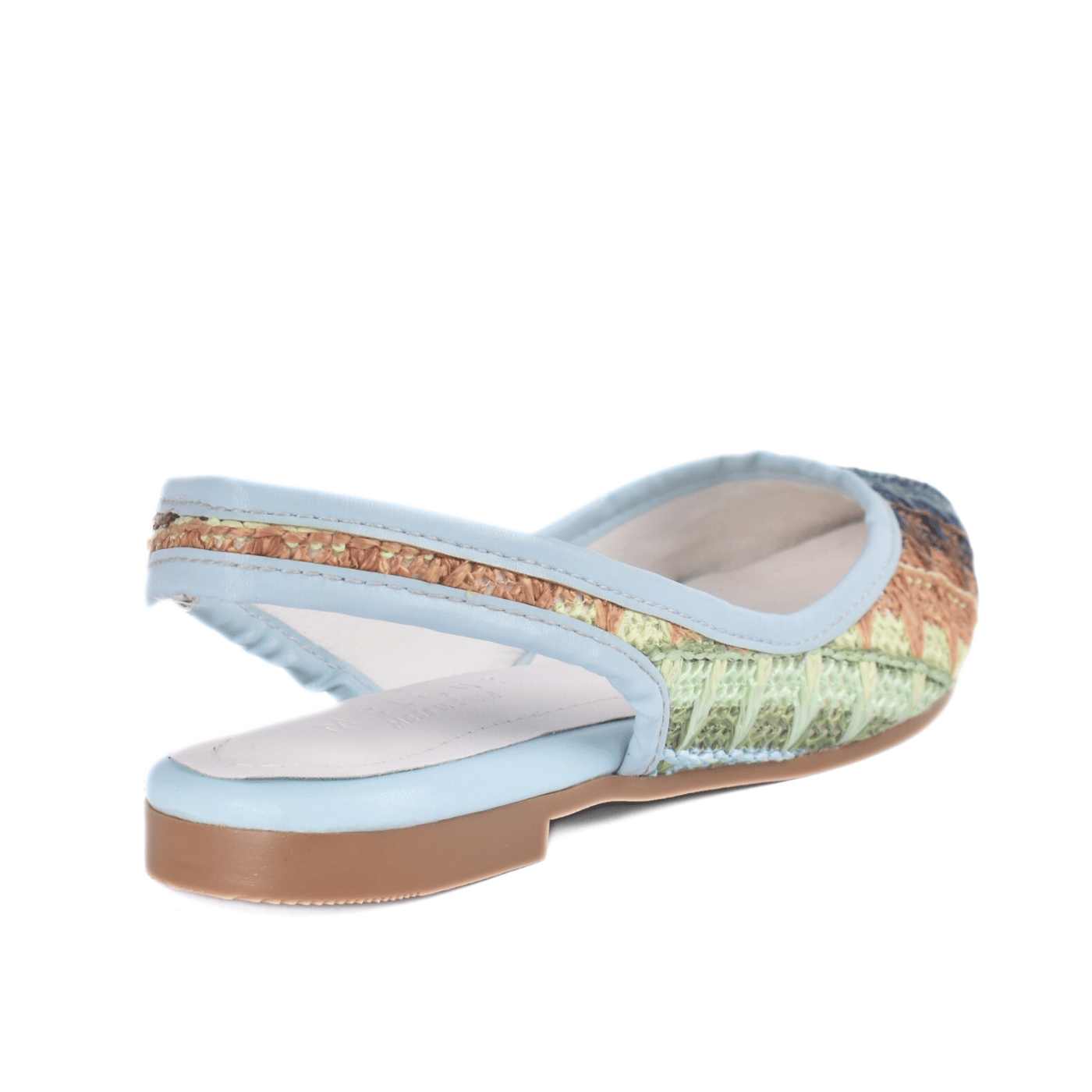 Colorful Summer Slip-On Flats with Woven Detail Melouk