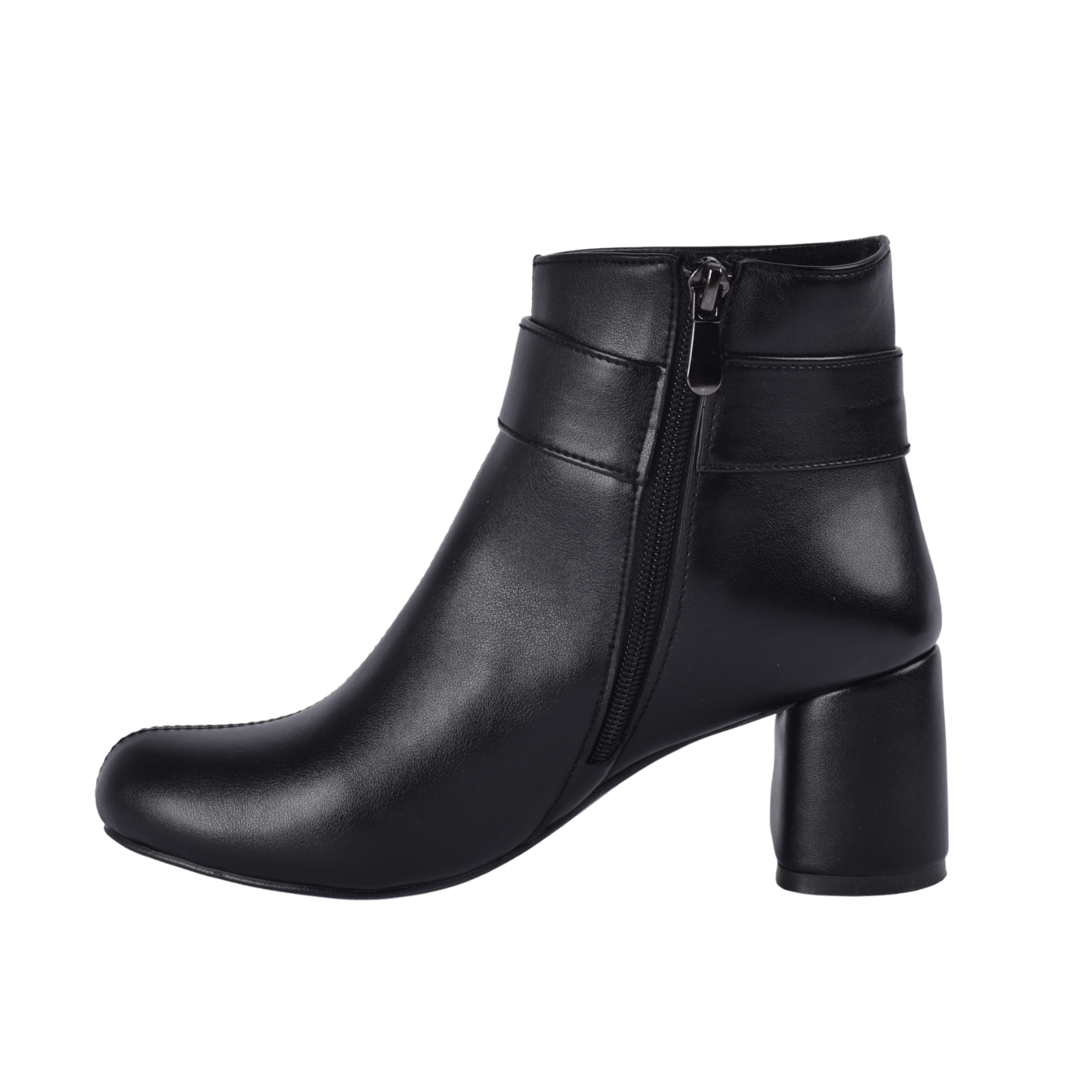 Block Heel with Crystal Detail