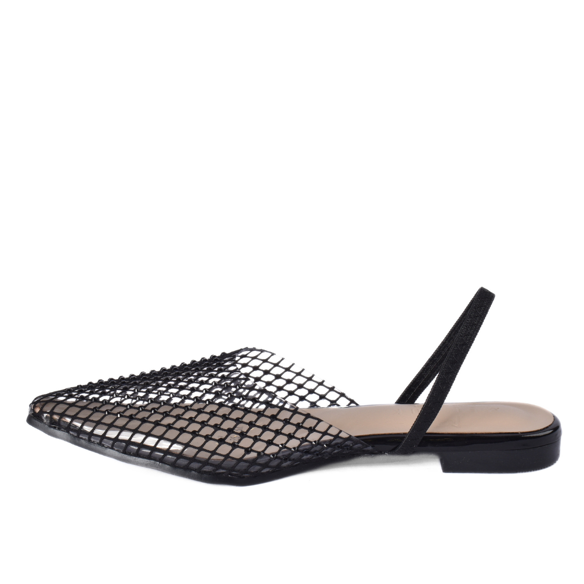 Women’s Studded Mesh Slingback Flats