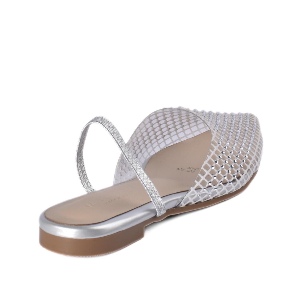 Women’s Studded Mesh Slingback Flats