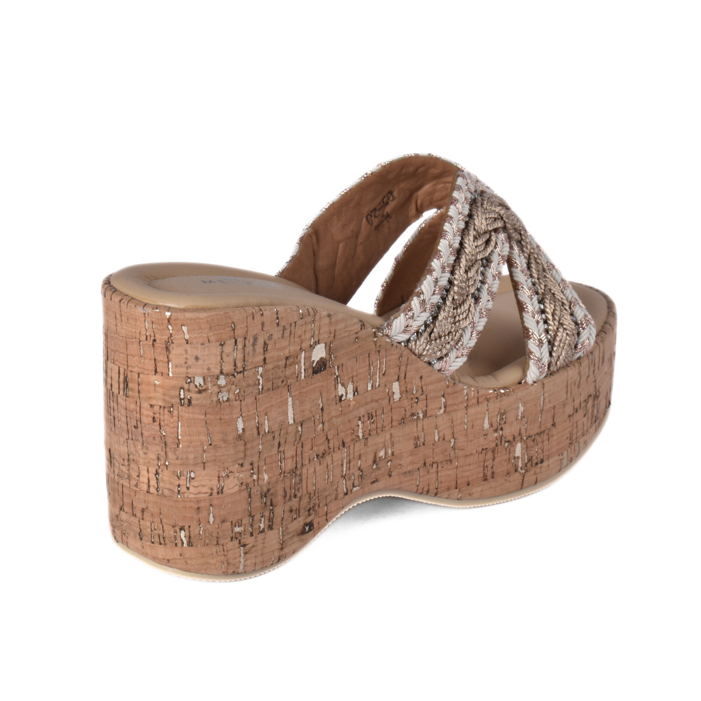Cork Platform Slide Sandal
