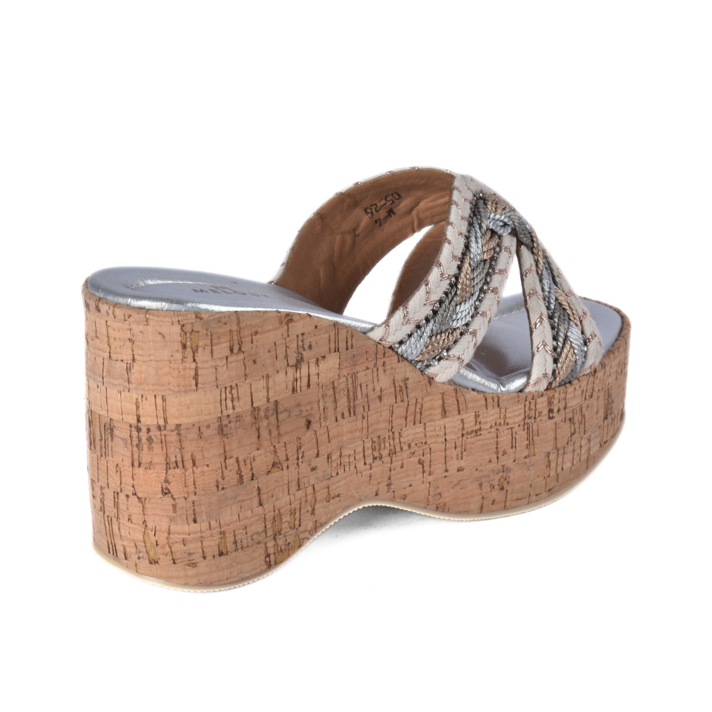 Cork Platform Slide Sandal