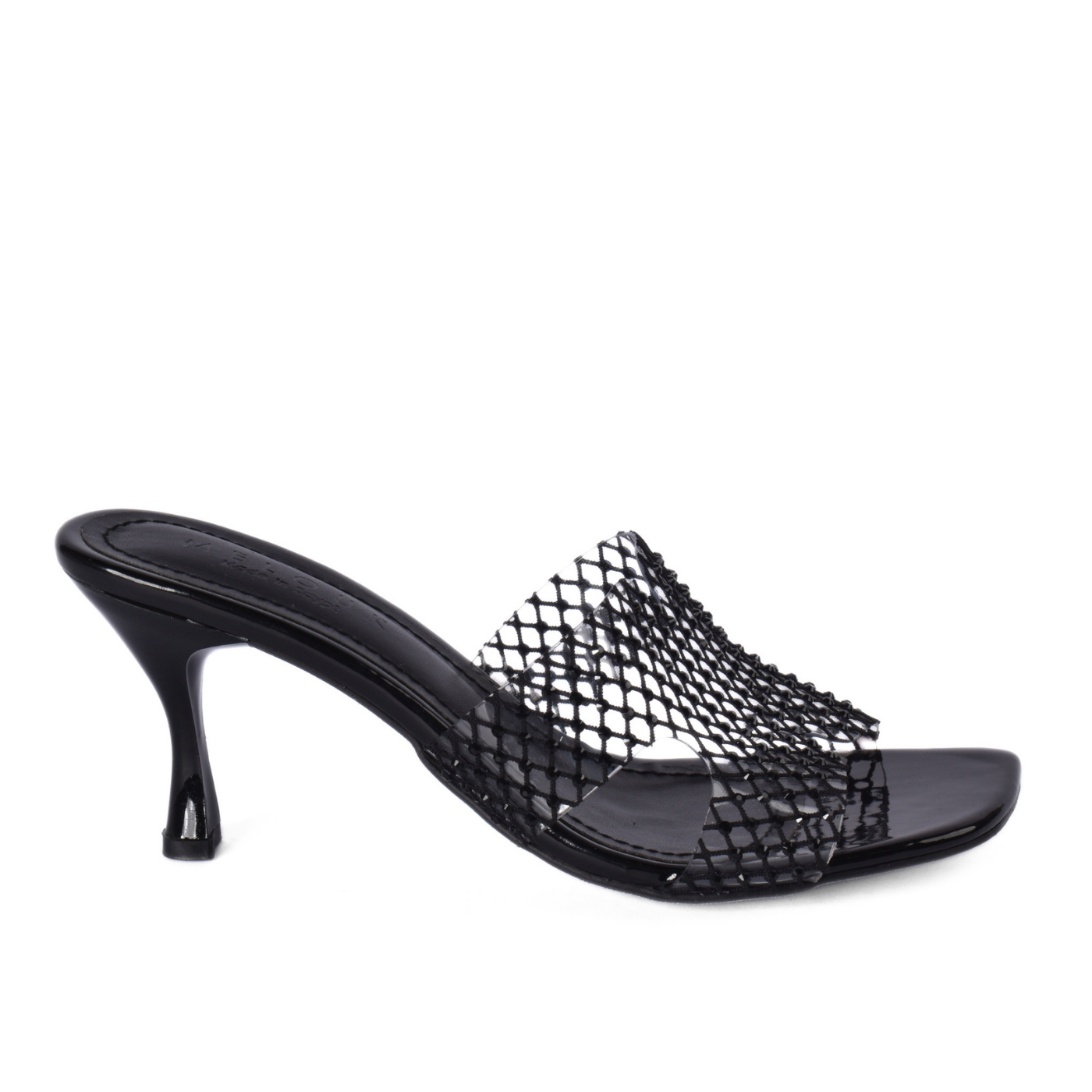 High Heel Crystal Transparent Slippers